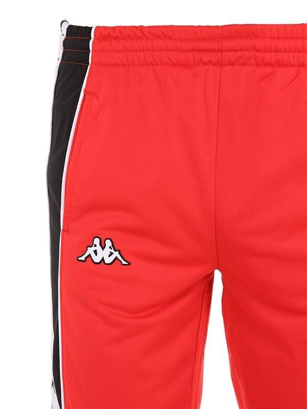 Kappa Track Pants W/ Snap Button Side in Red for Men | Lyst