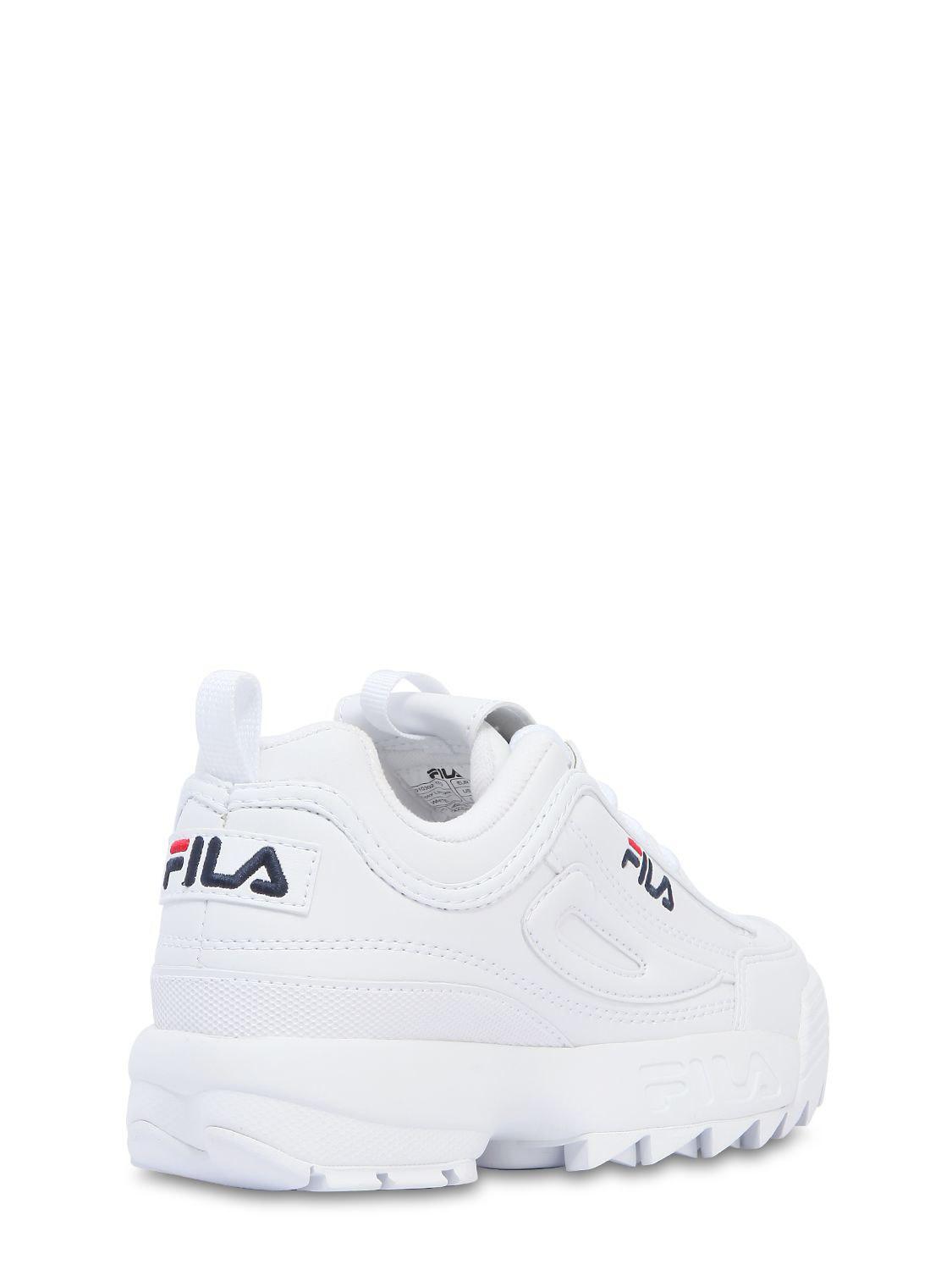 fila disruptor synthetic leather