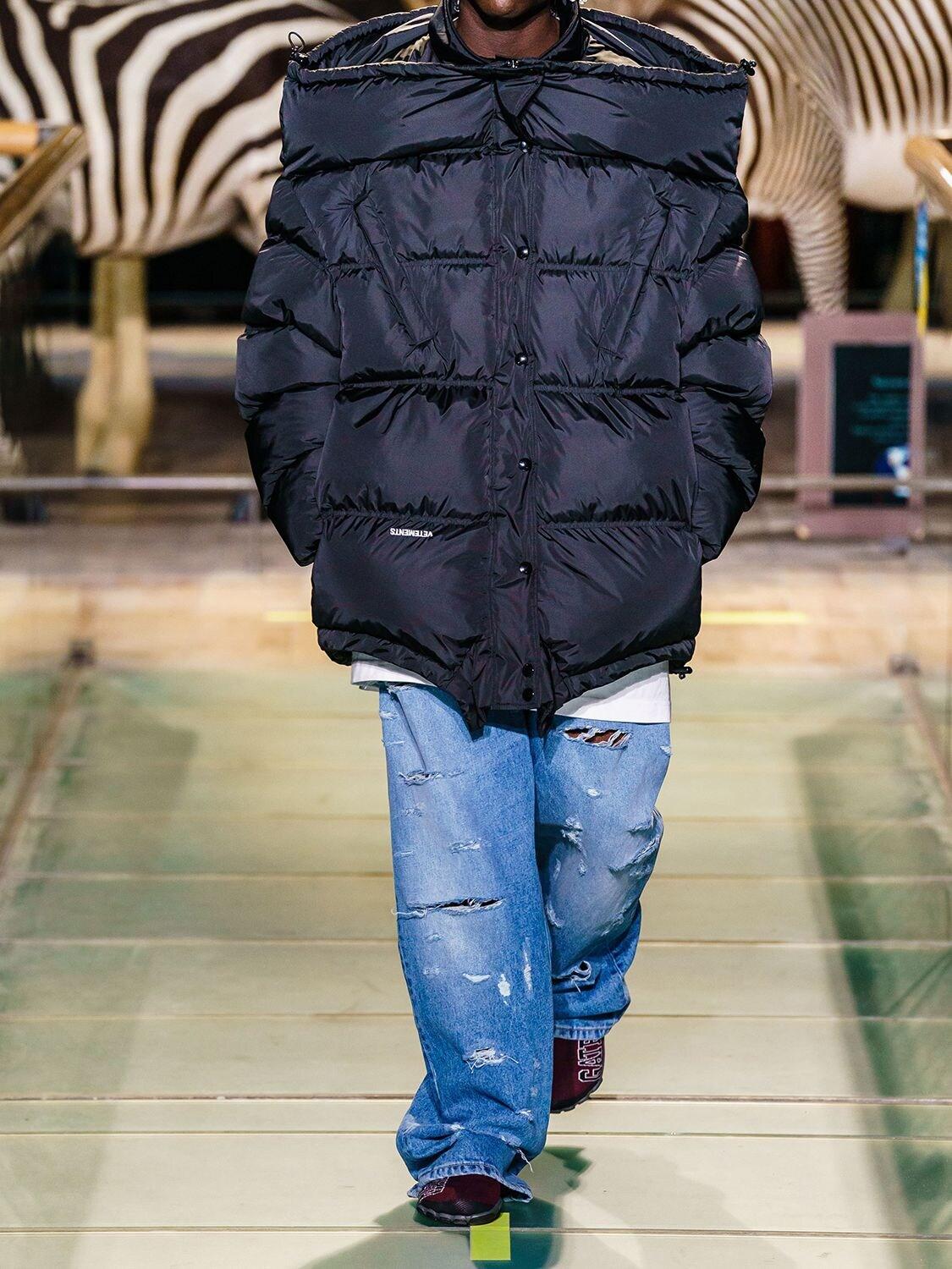 vetements down jacket