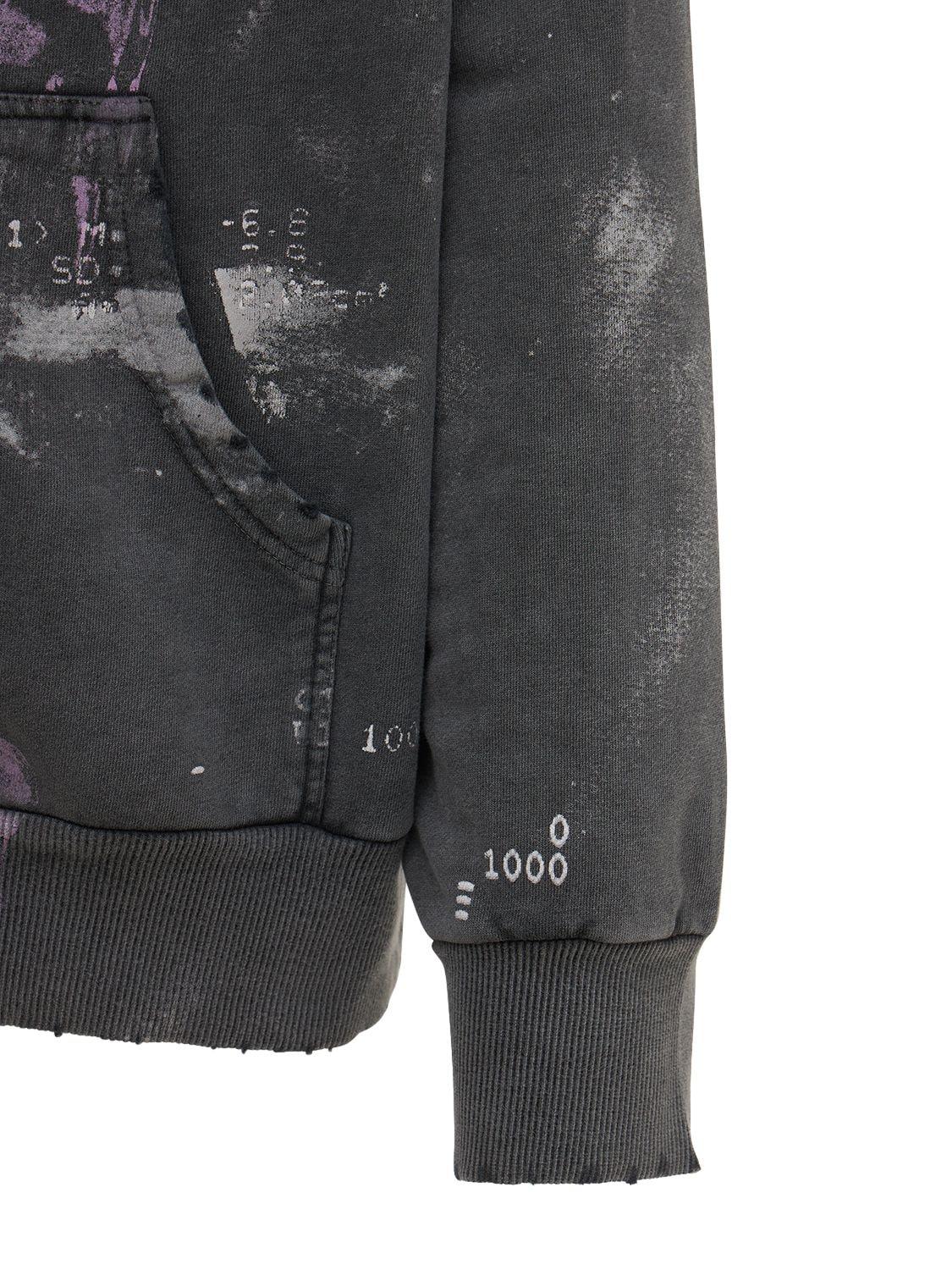 Jaded London X-ray Digital Print Zip-through Hoodie in Black for 
