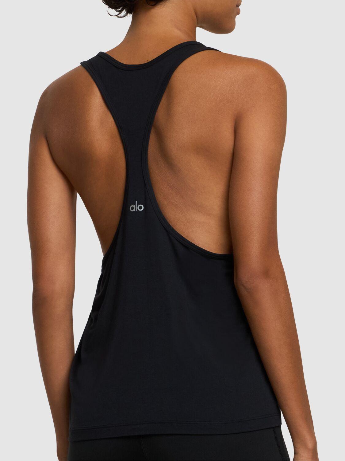 alo yoga スウェット タンクトップ 【公式通販】