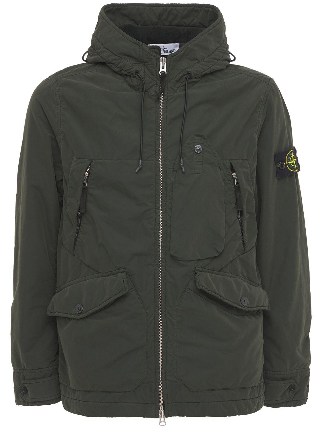Stone Island Synthetic David Light-tc Micropile Jacket in Green for Men ...