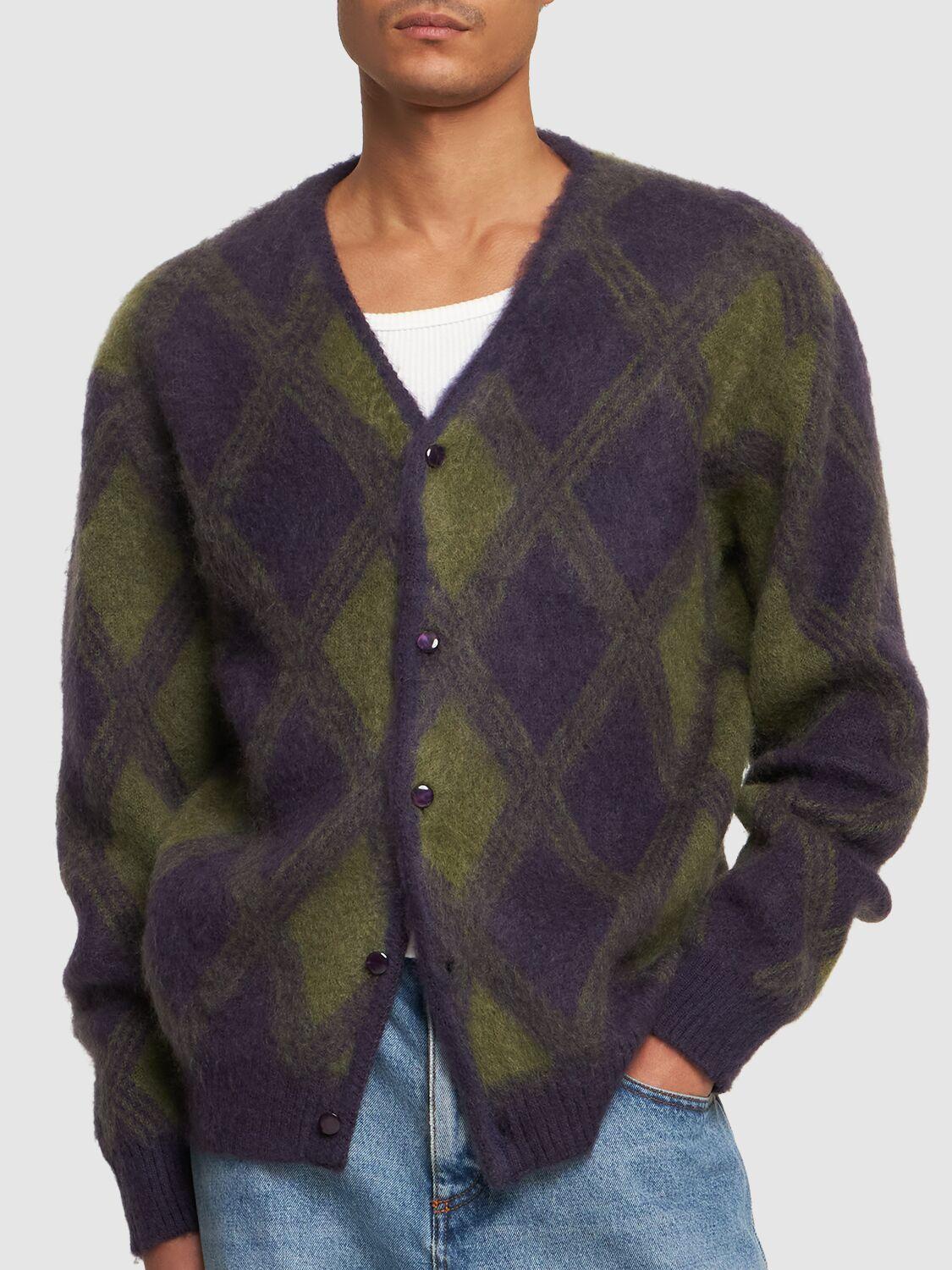 needles-PurpleGreen-Argyle-