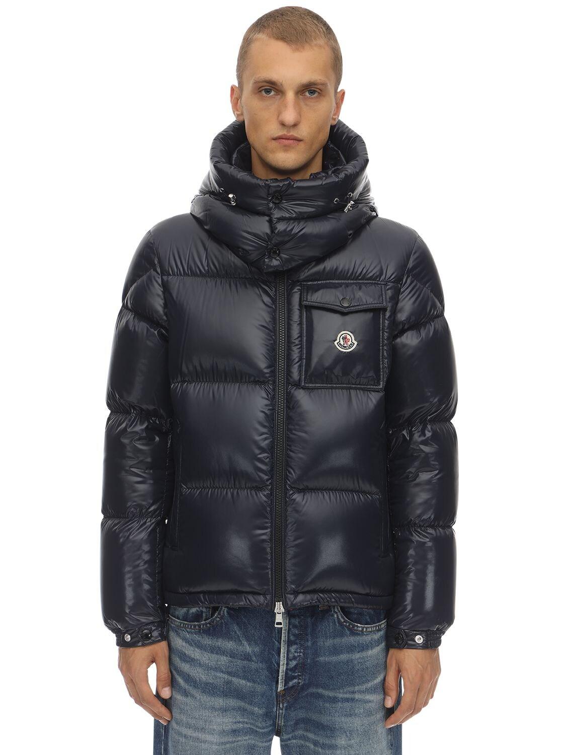 Moncler Synthetic Montbeliard Down Jacket in Navy (Blue) for Men - Lyst