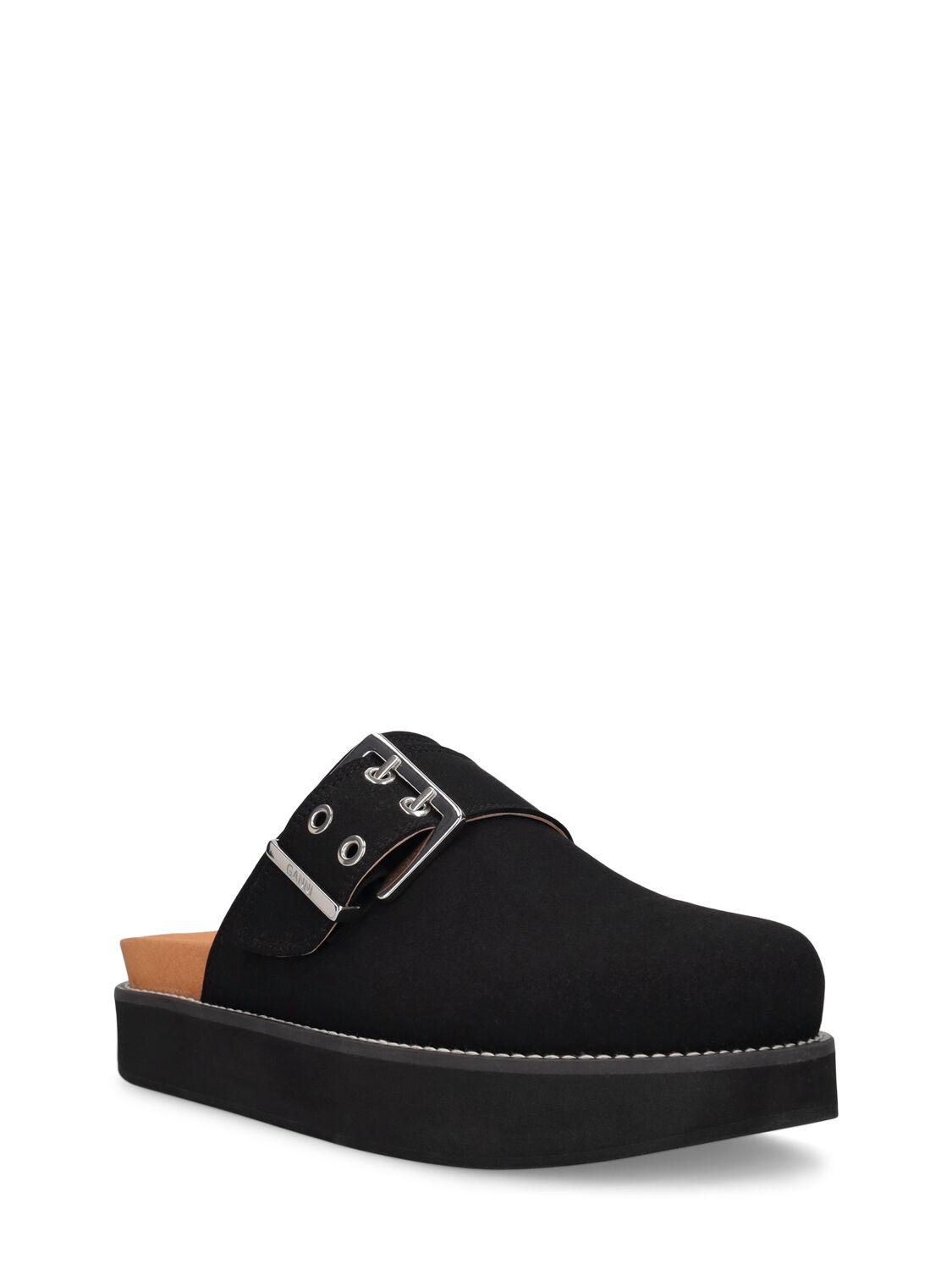 Fendi buckle outlet mule