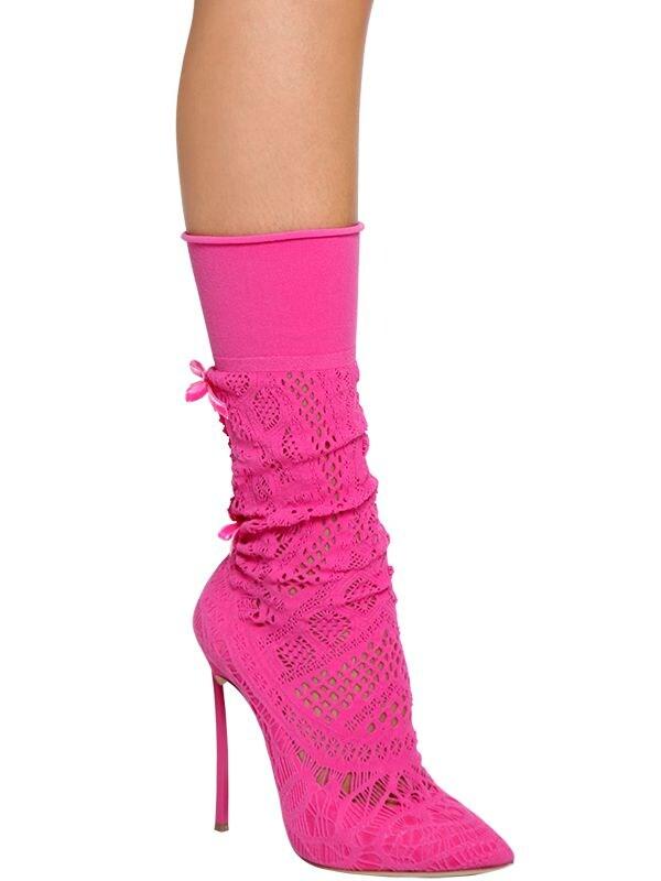 Casadei pink best sale boots