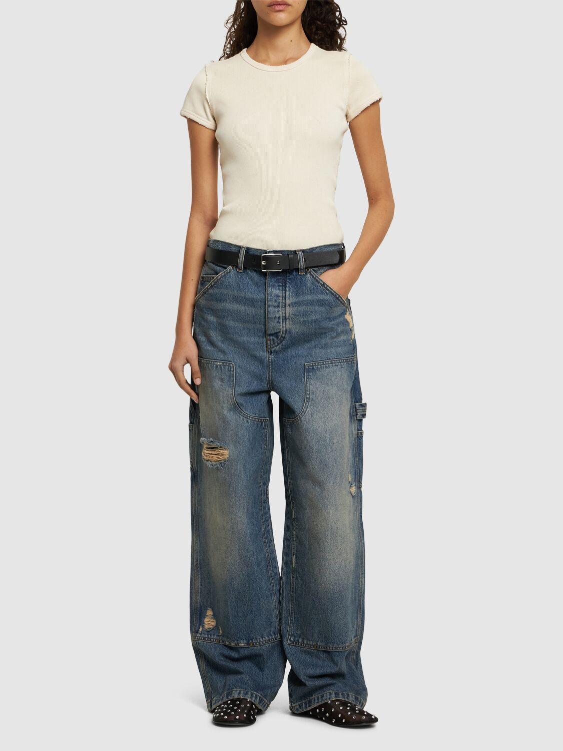 【MARC JACOBS】Monogram オーバーダイデニムパンツ 関税込 レディース Marc Jacobs ジーンズ | オンラインセールは最大66