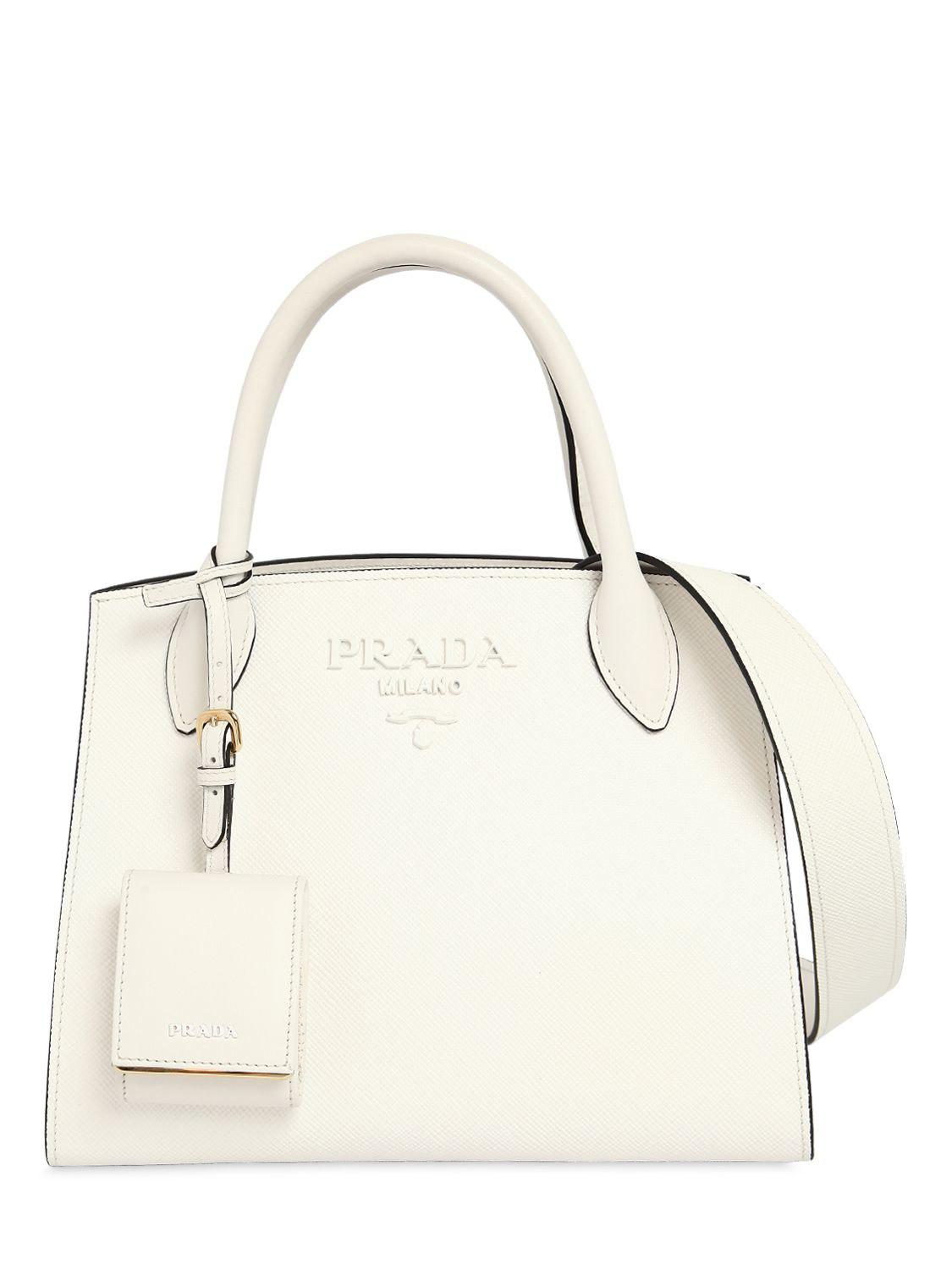 prada white saffiano