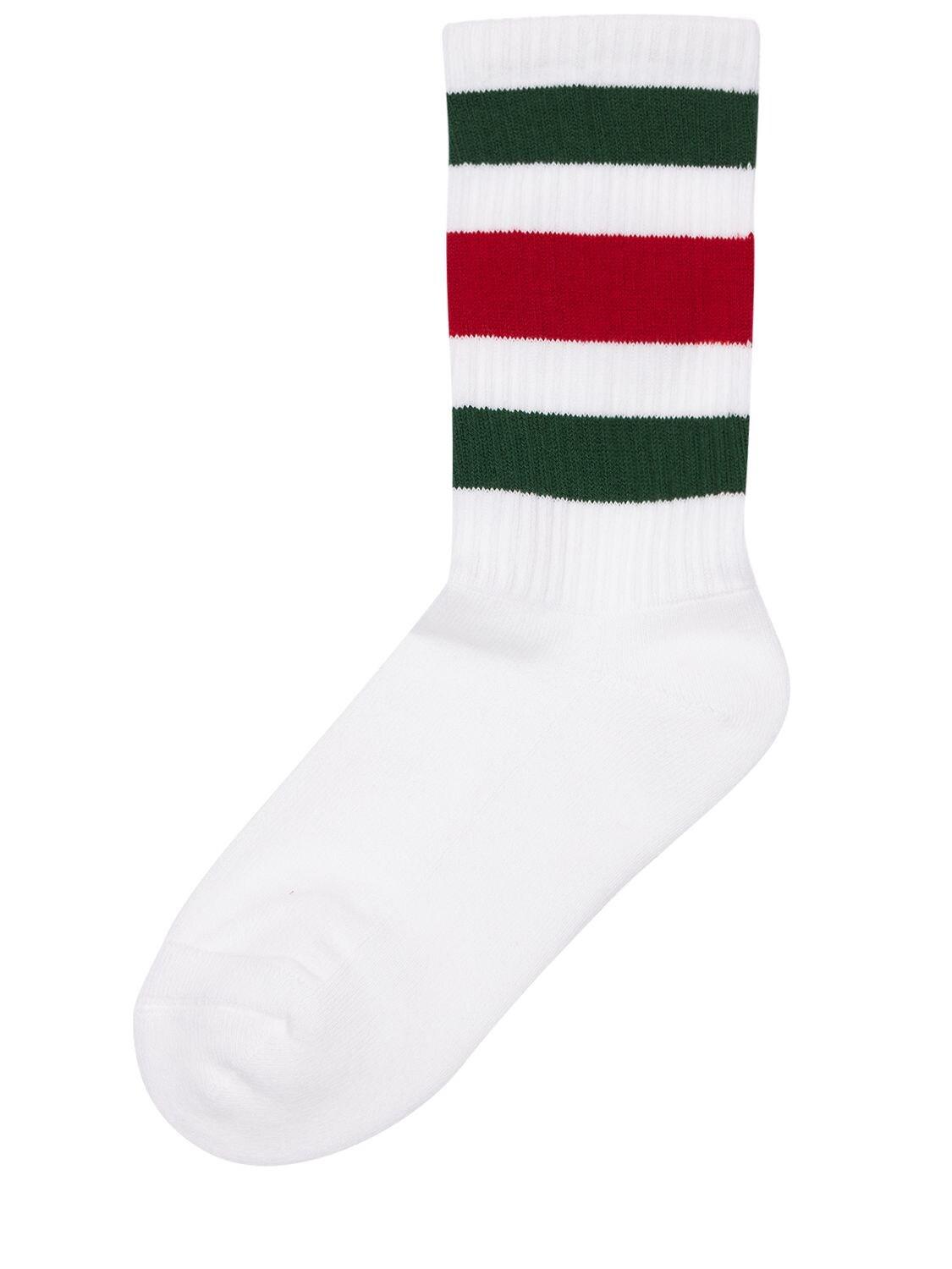 Gucci Stretch Cotton Socks With Tiger in White for Men - Save 51% - Lyst