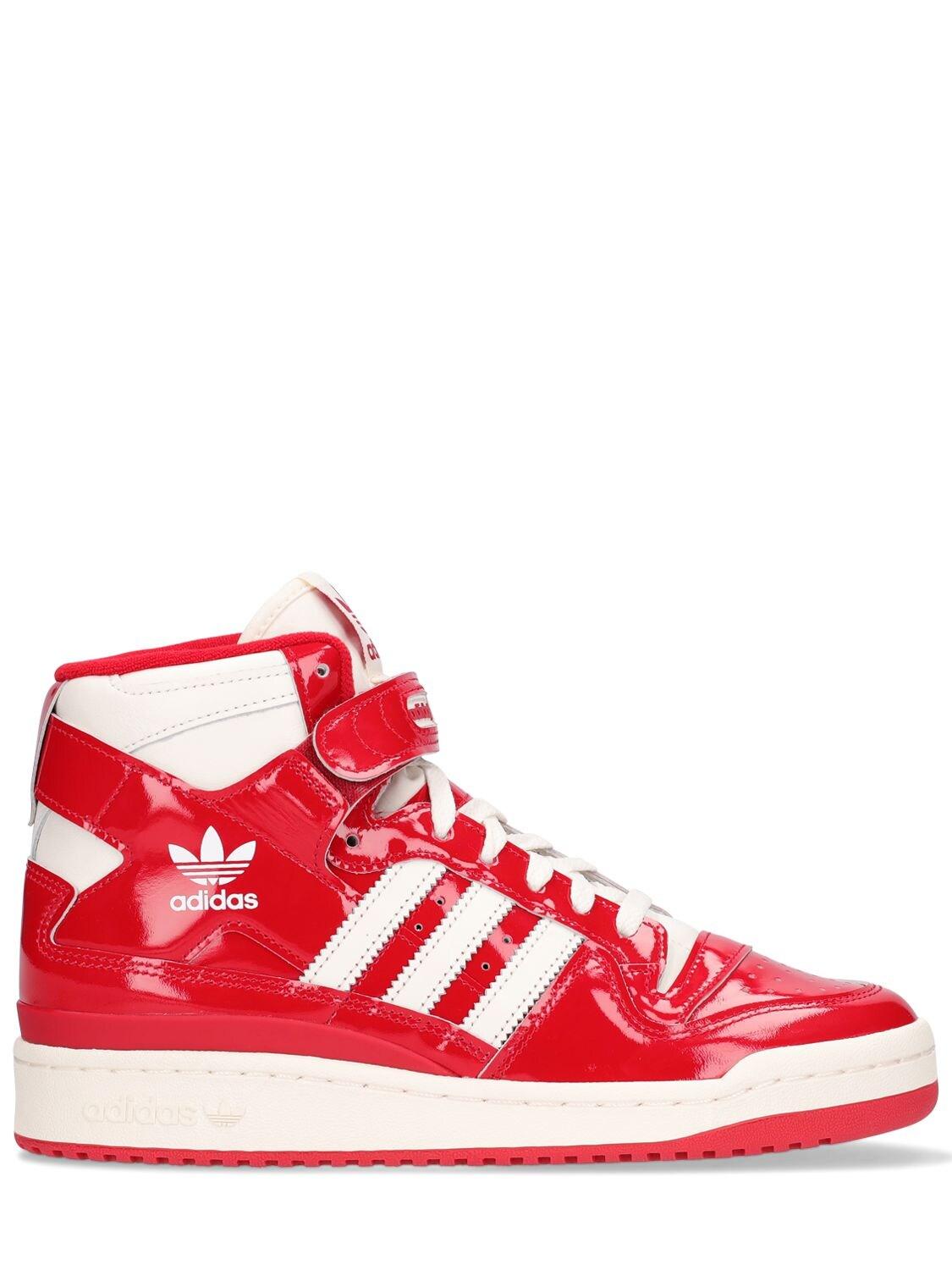 adidas Originals Forum 84 Hi Sneakers in Red | Lyst