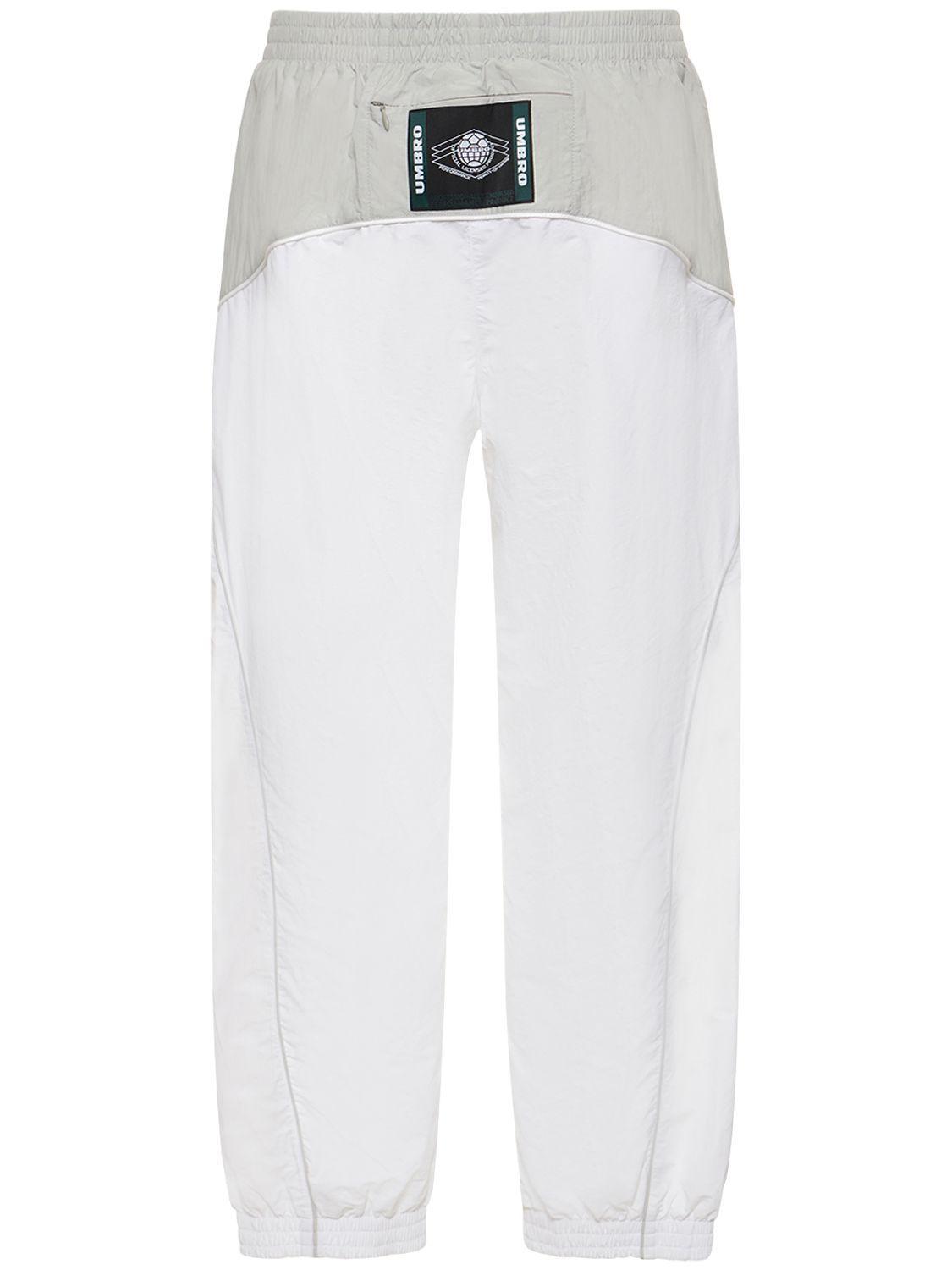 Umbro Nylon Track Pants in White for Men Lyst