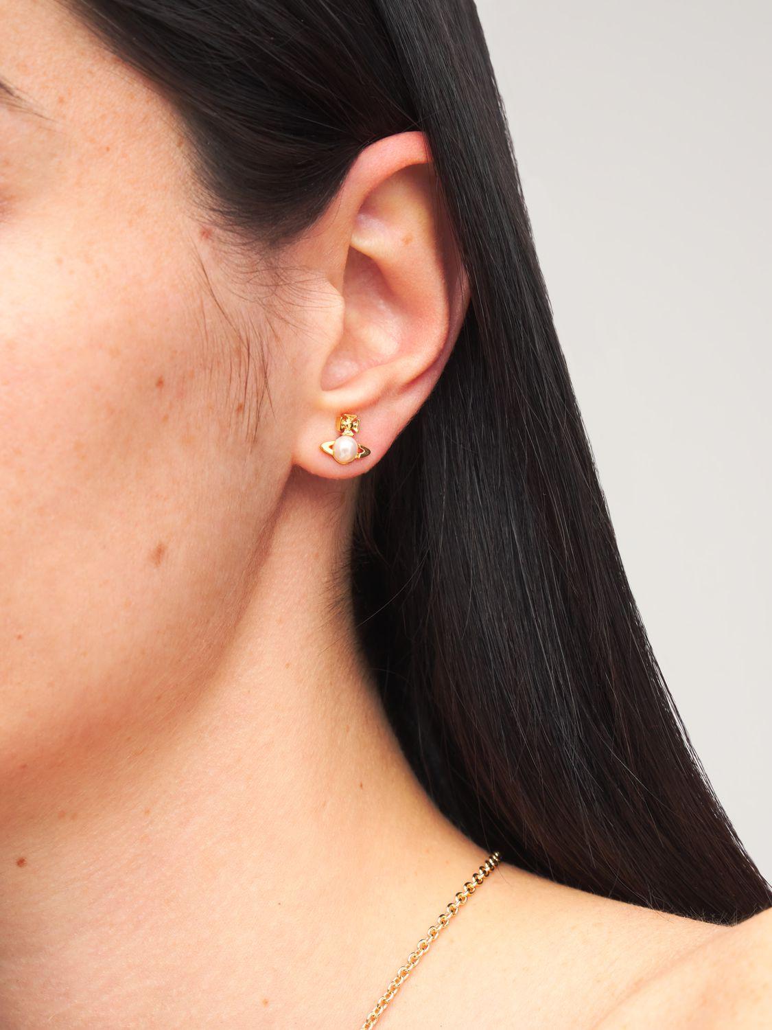 【関税&送料込】Vivienne Westwood Gold Balbina Earrings With Amazon.co.jp: ヴィヴィアンウエストウッド ピアス レディース