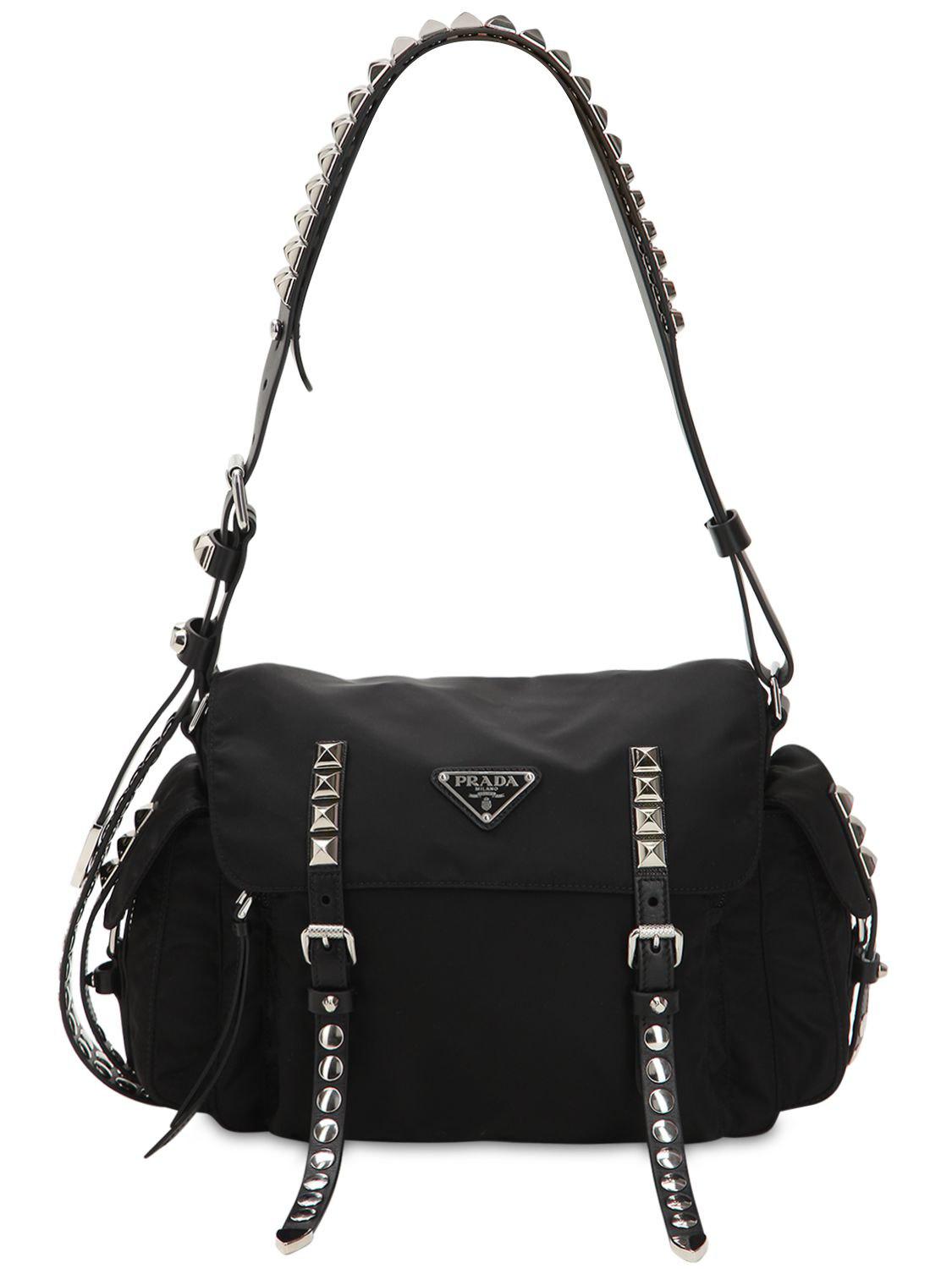 bolso prada nylon cadena
