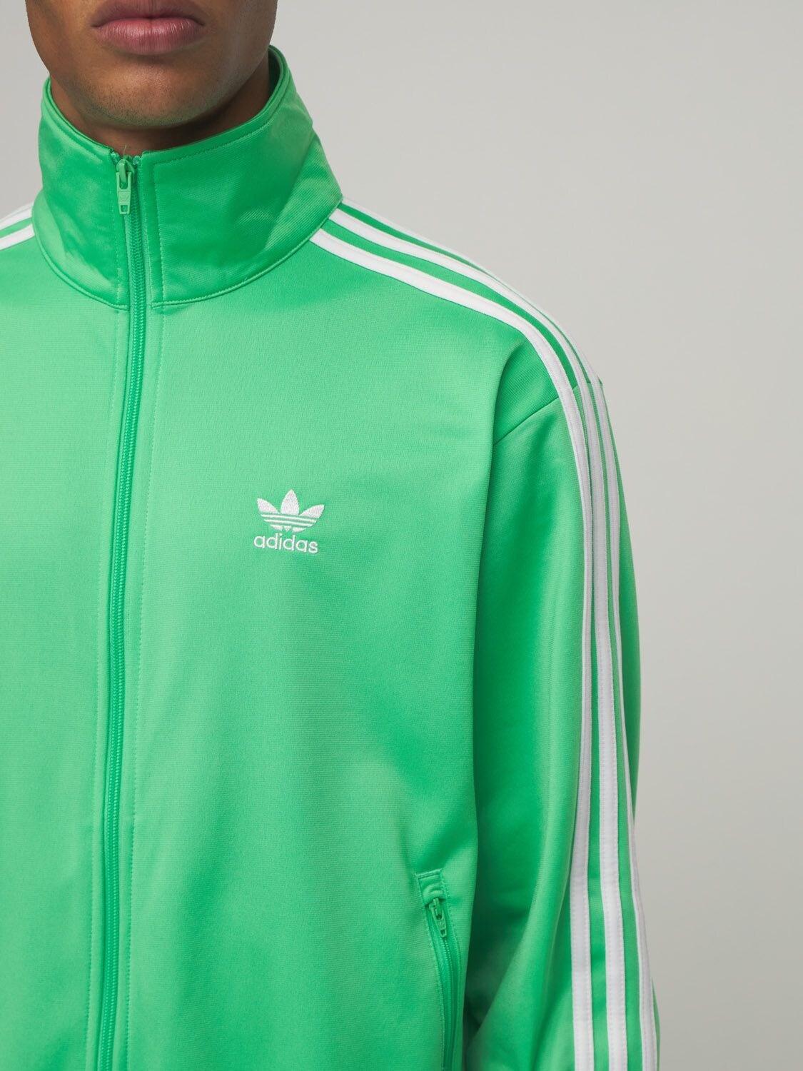 adidas originals superstar track top green