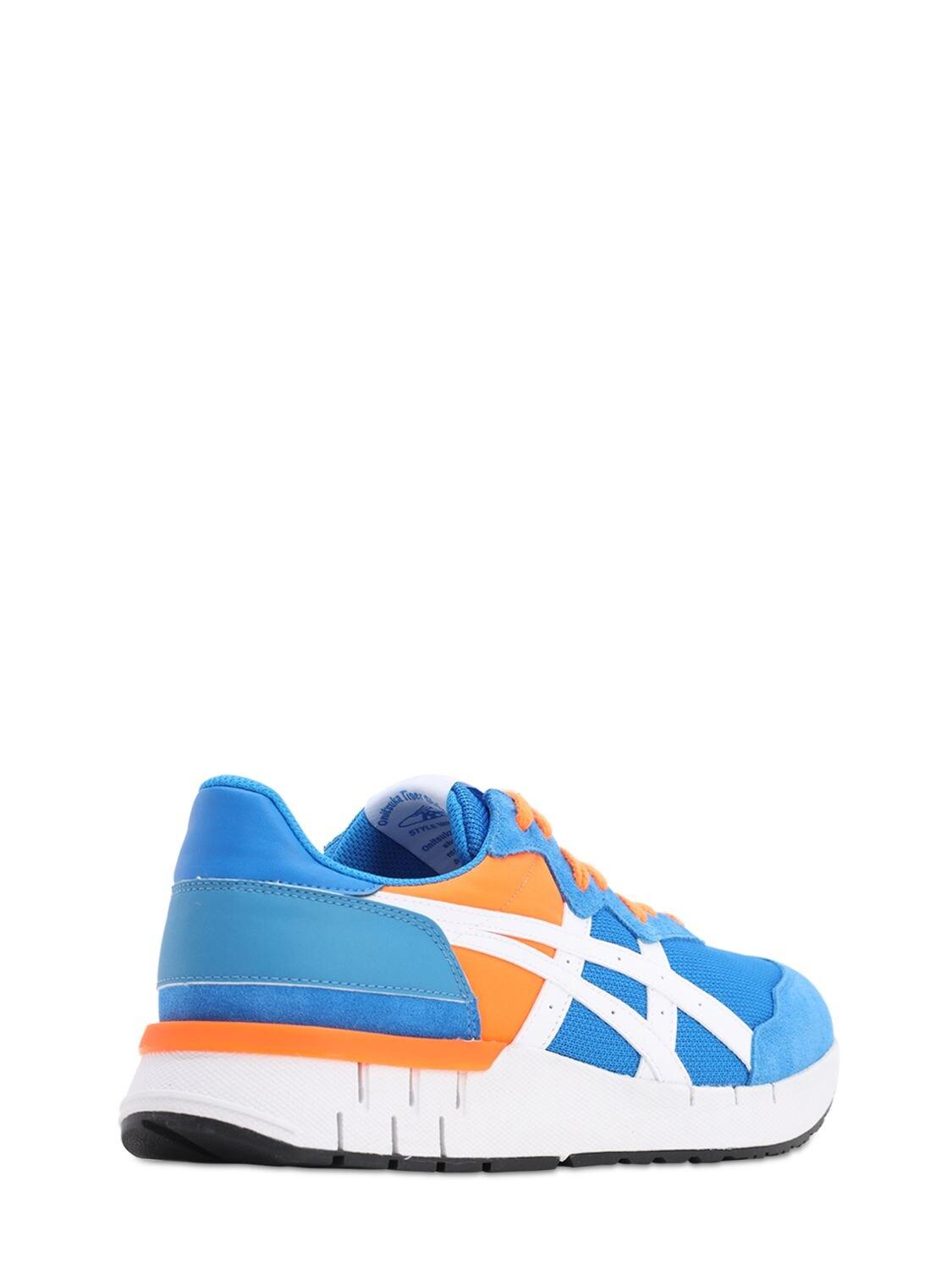 Asics Rebilac Runner Sneakers in Blue/Orange (Blue) for Men | Lyst UK