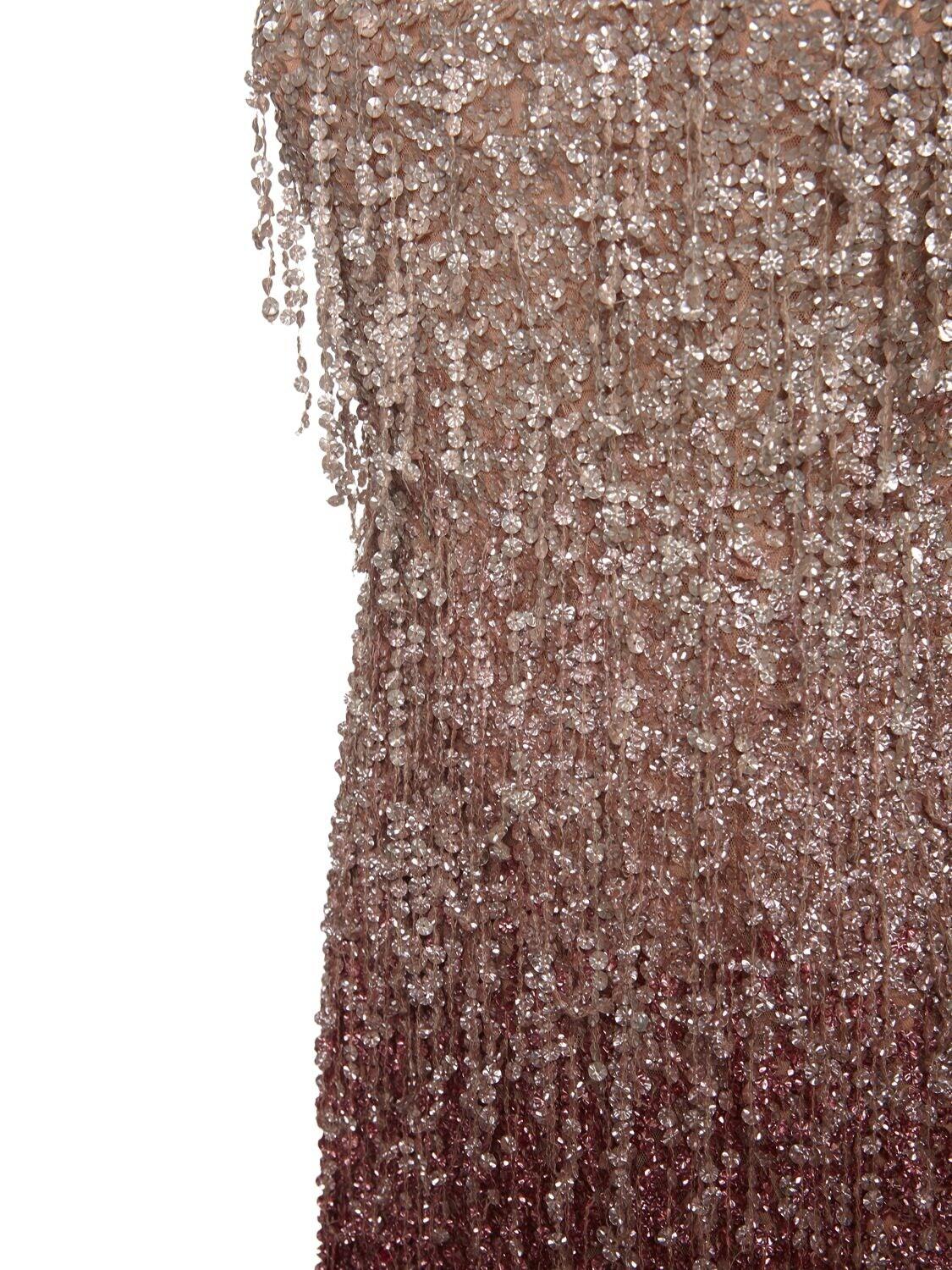 Blumarine Fringed Sequined Flapper Dress | Lyst