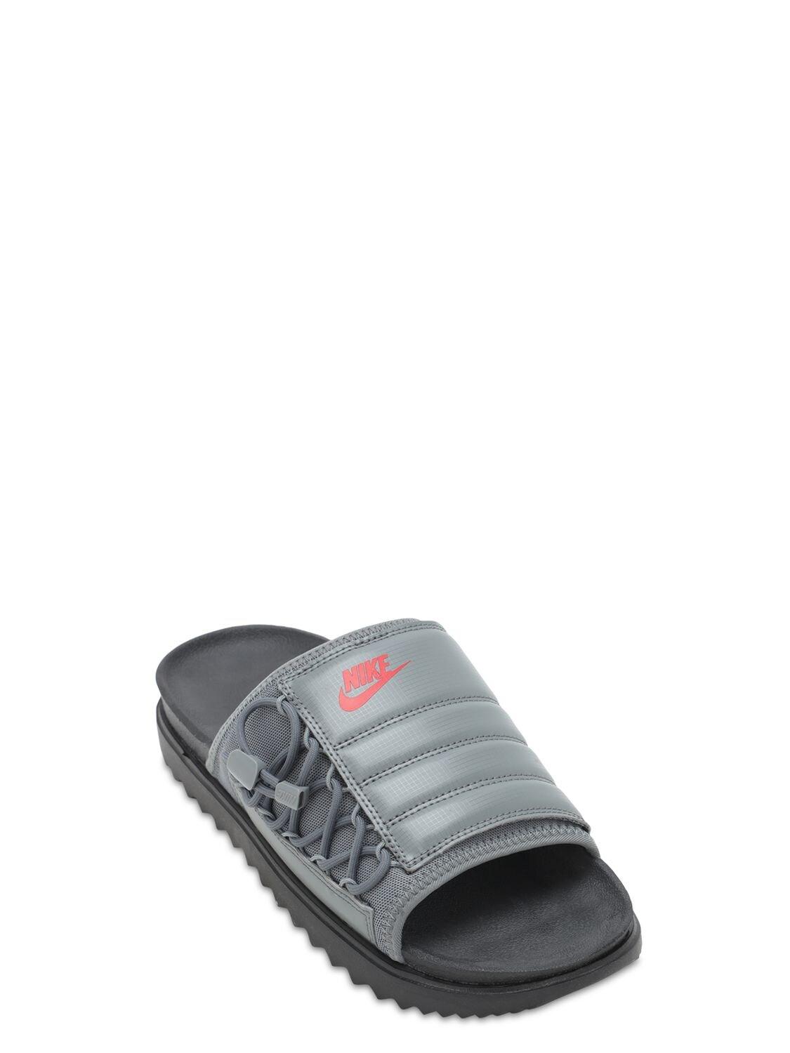 Nike Asuna Slide Sandals in Gray for Men | Lyst