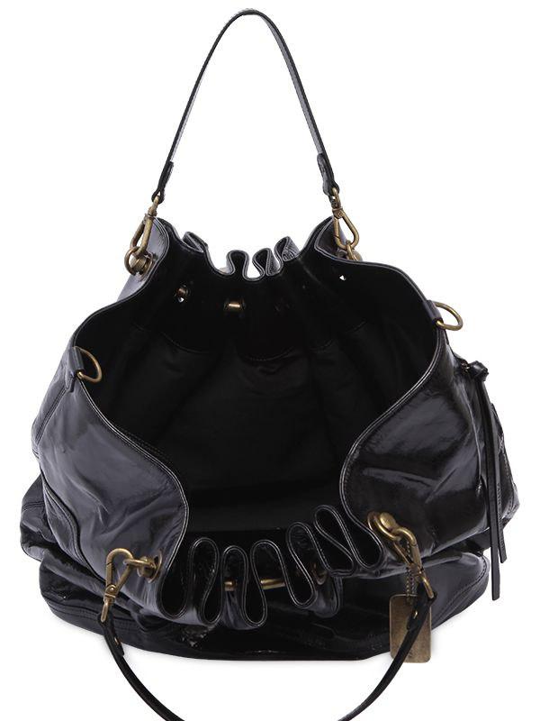 Faith Connexion Vintage Leather Tote Bag in Black - Lyst