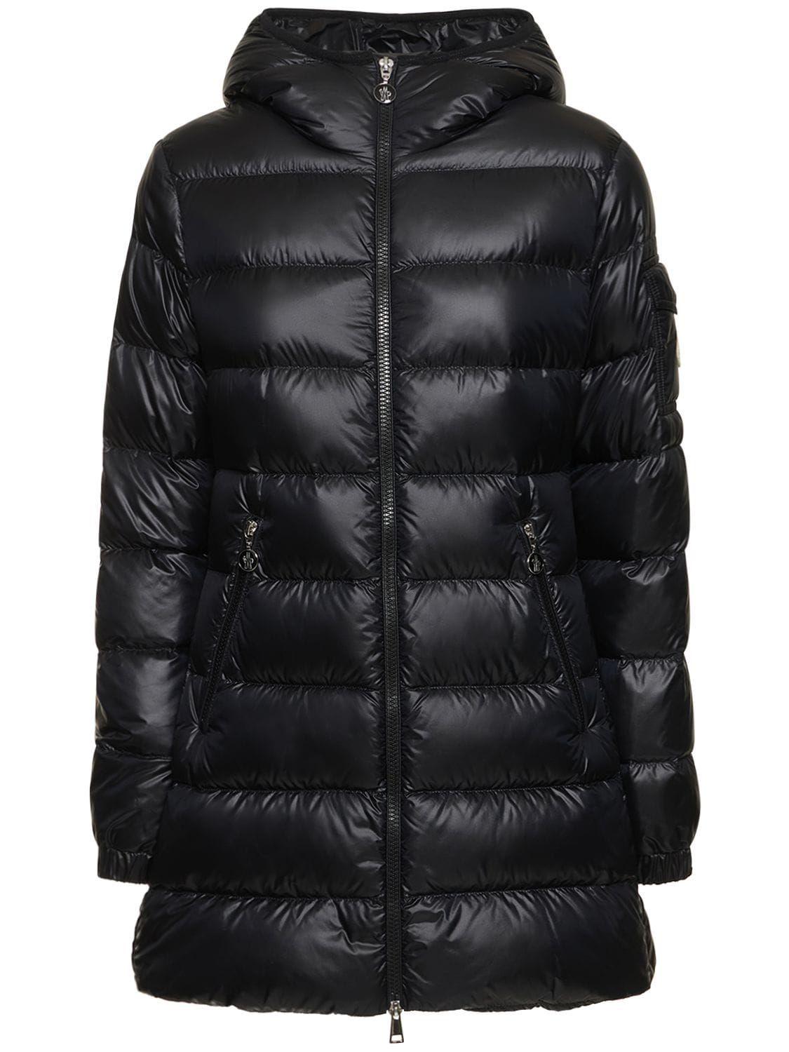 Moncler Glets Nylon Down Jacket in Black | Lyst