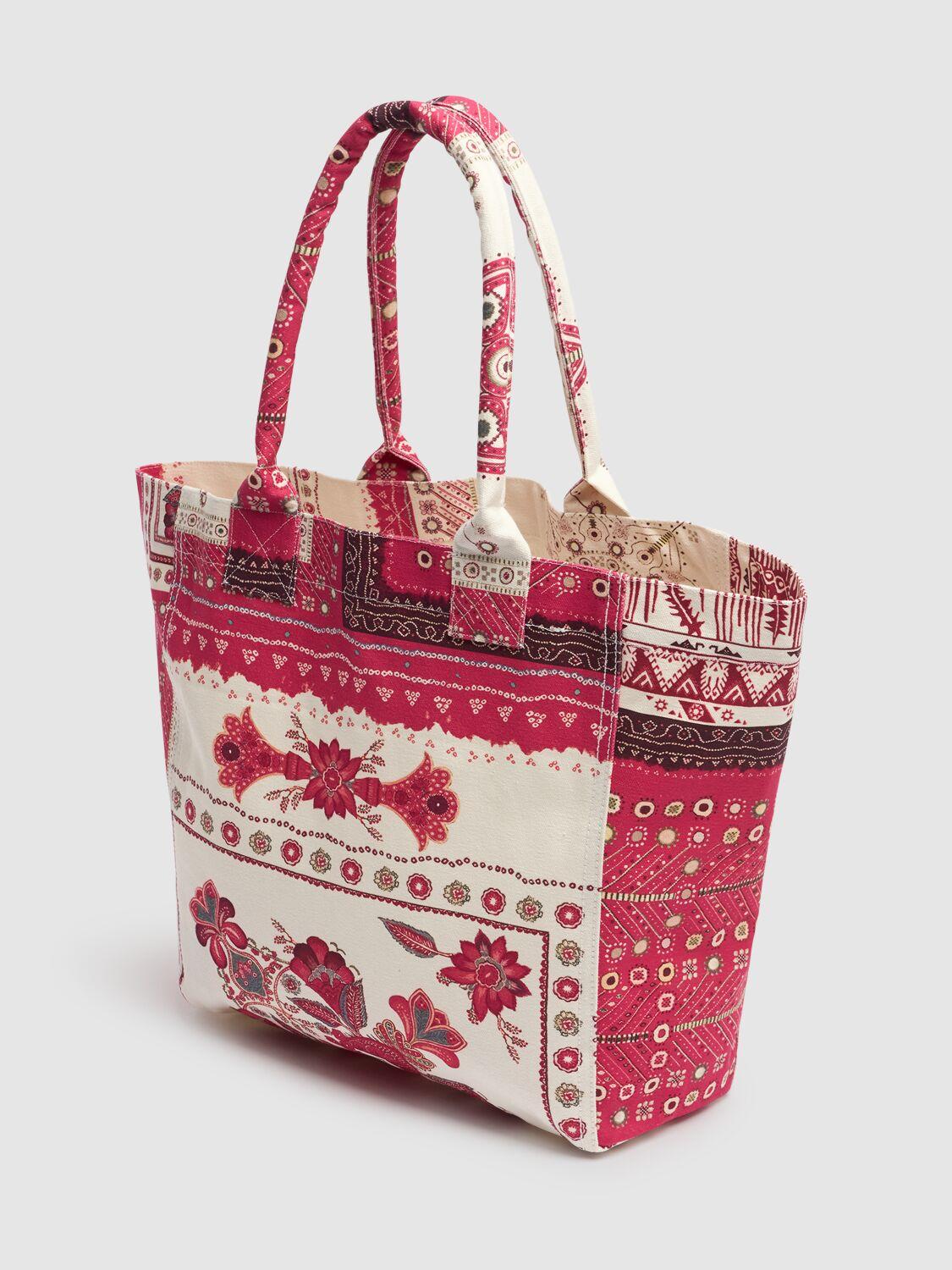 Isabel Marant Small Yenky Bandana Printed Bag in Pink | Lyst