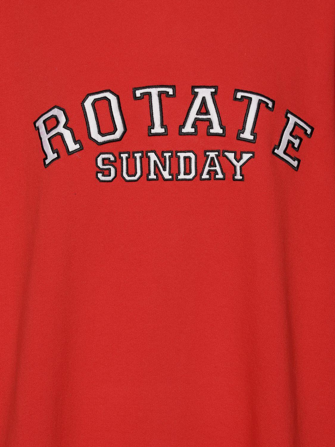 red rotate sunday sweatshirt
