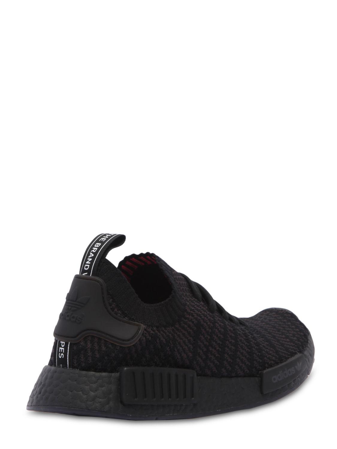 adidas originals herren nmd_r1 stlt primeknit sneakers weiß