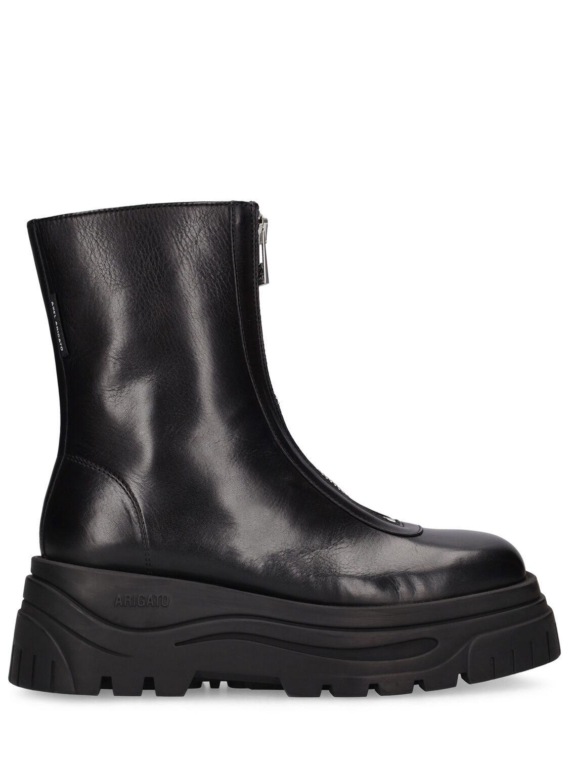 Axel Arigato Blyde Zip Boots in Black | Lyst