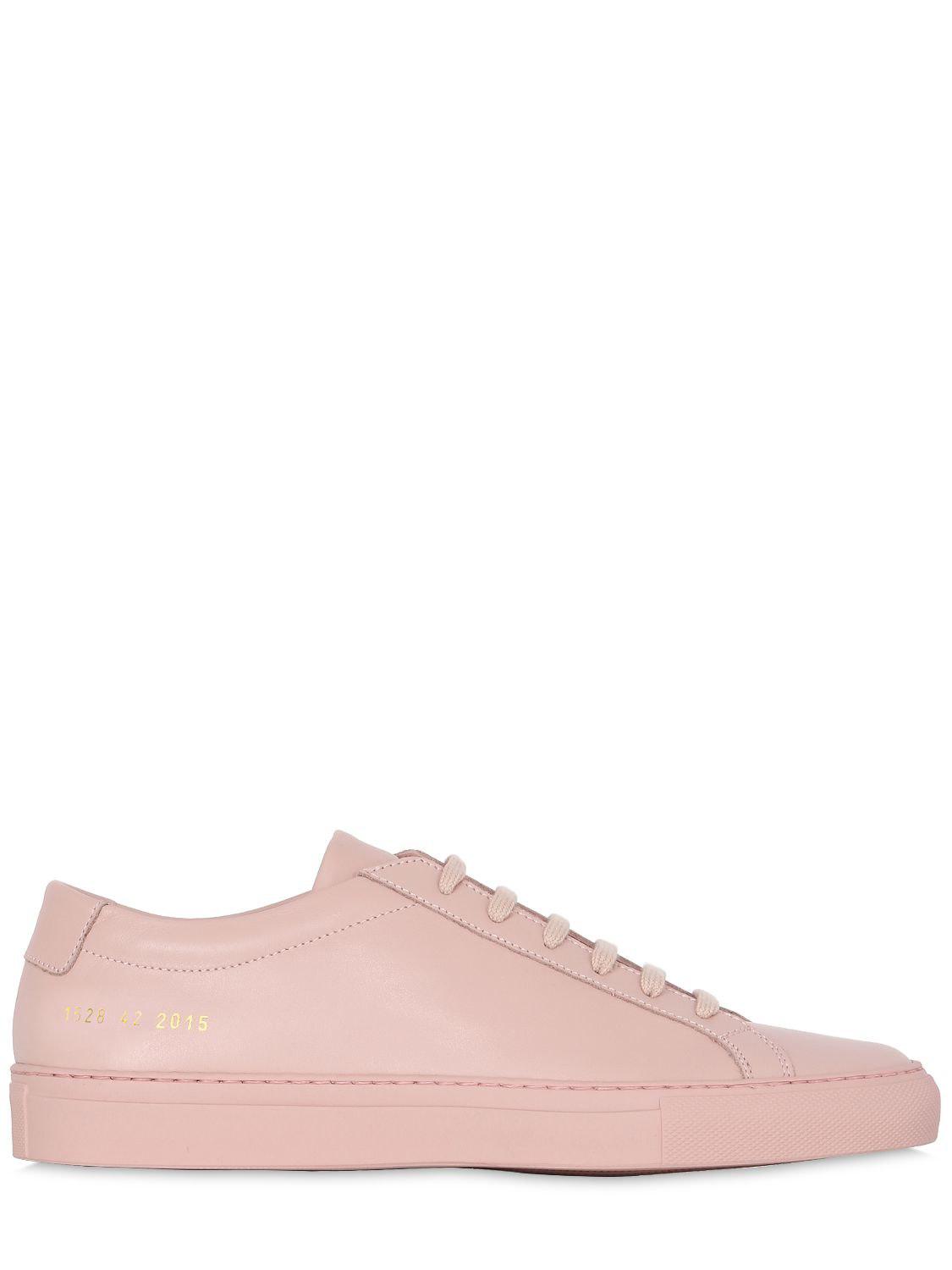 Common Projects Original Achilles Low-top Leather Trainers in Pink for ...