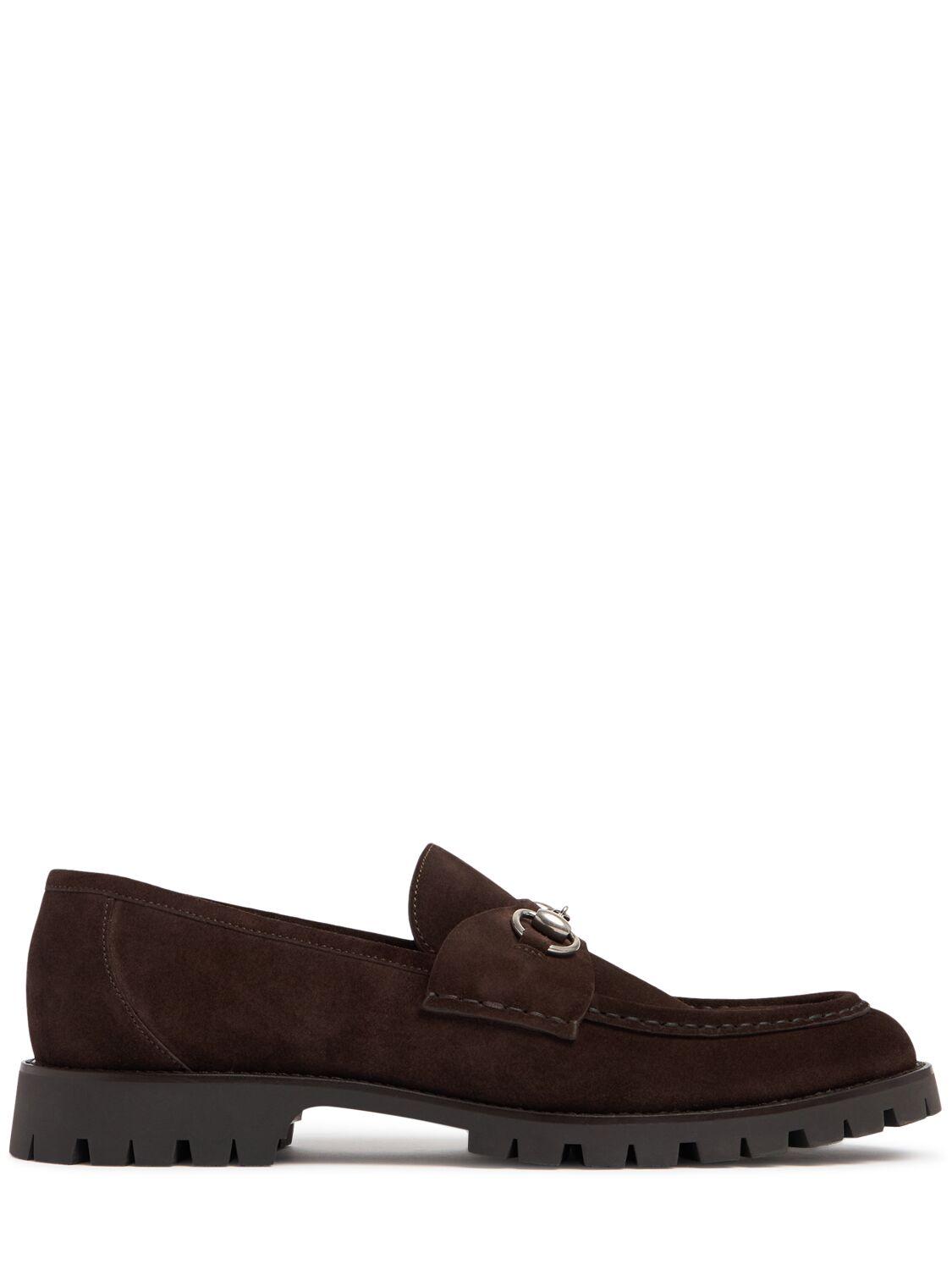 Valentino Garavani メンズ ブラウン レジャー フロー