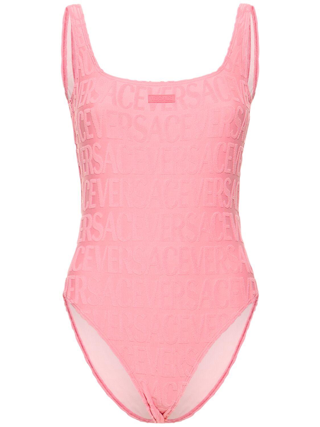 ワンピース水着 VERSACE Woman Swimsuit Pink 10014071A12919 5PC40 VERSACE One Piece Swimsuit in Pink | FWRD