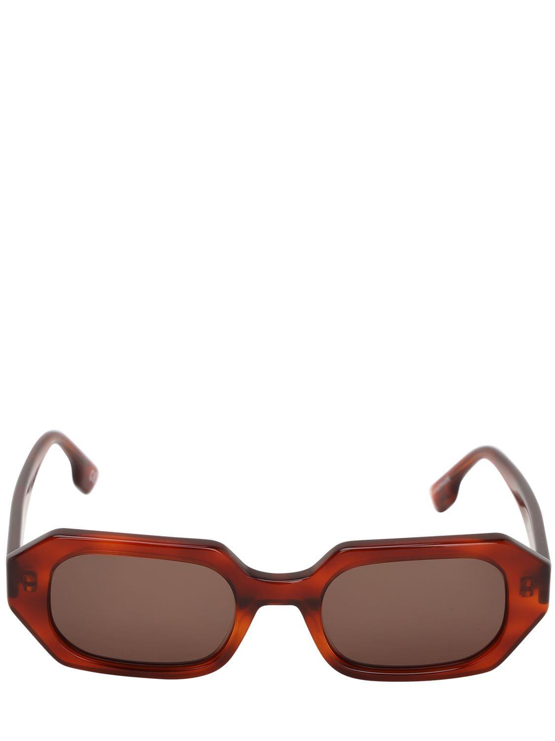 Le Specs La Dolce Vita Octagonal Sunglasses in Brown - Lyst