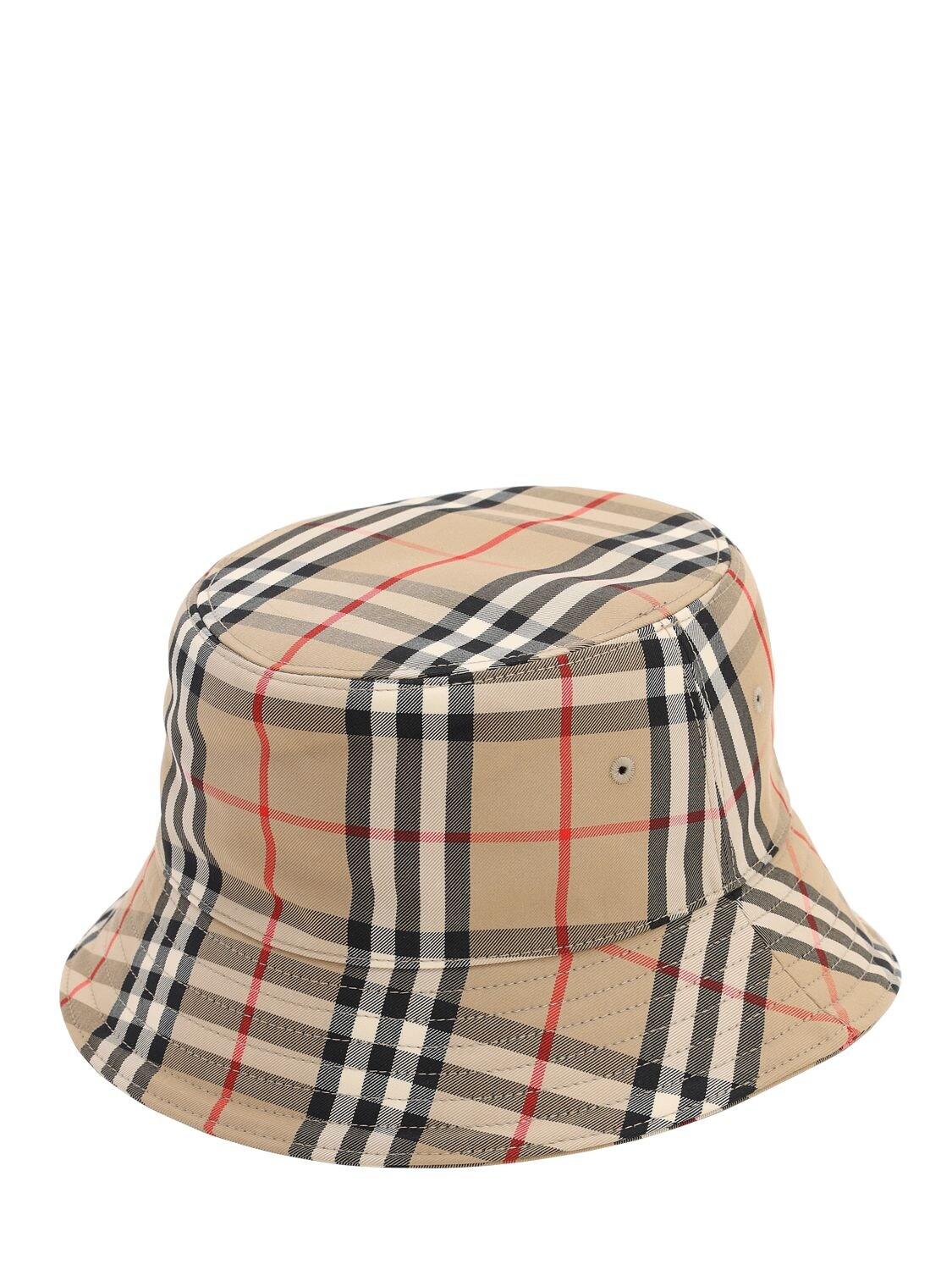 Sombrero de pescador con ala alargada Burberry de Algodón de color Negro para hombre Hombre Accesorios de Sombreros y gorros de 