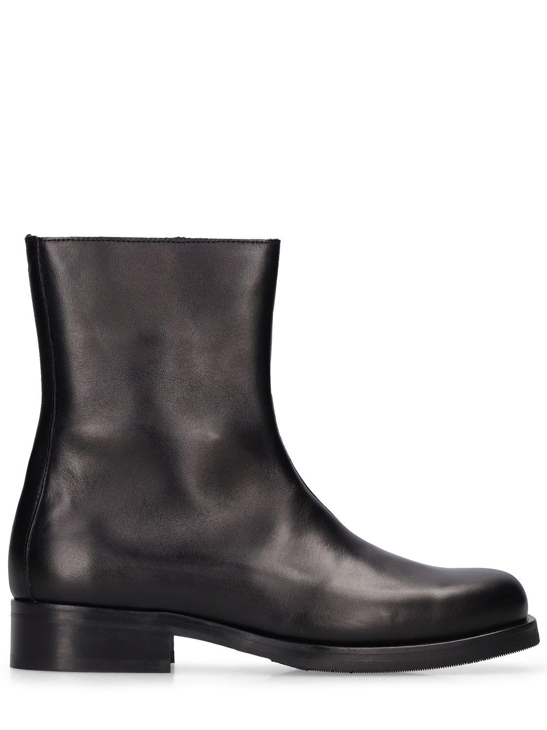 Our Legacy Camion Leather Boots in Black for Men Lyst