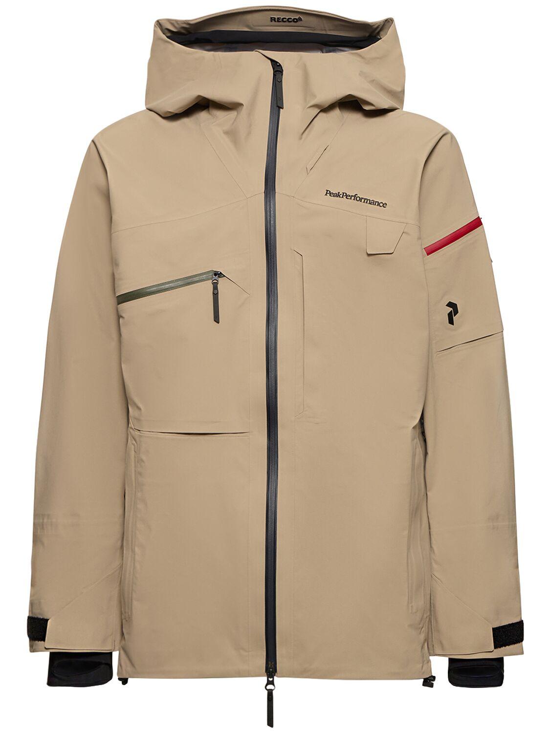 Peak Performance Alpine Gore-tex Jacket in Natural for Men | Lyst Australia