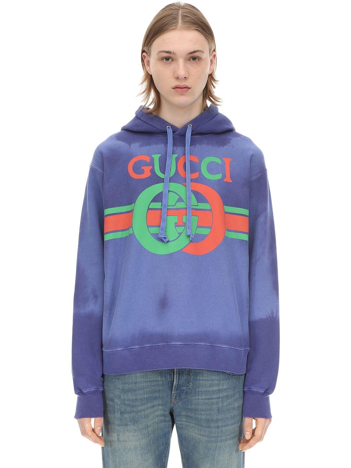 gucci blue sweatshirt