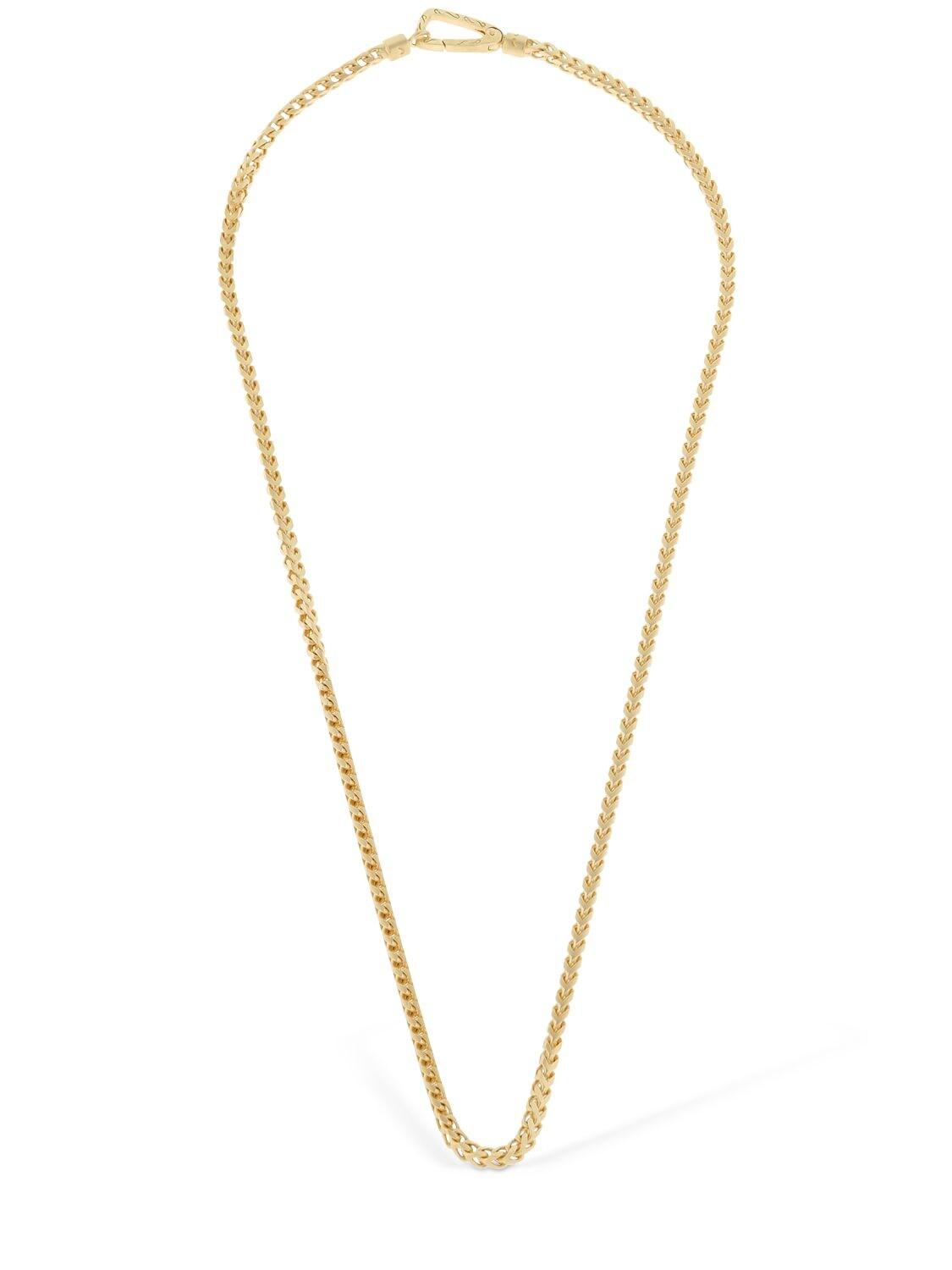 Marco Dal Maso Satin 52cm Chain Necklace In Gold Metallic For Men Lyst Marco Dal Maso Satin 52cm Chain Necklace In Gold Metallic For Men Lyst