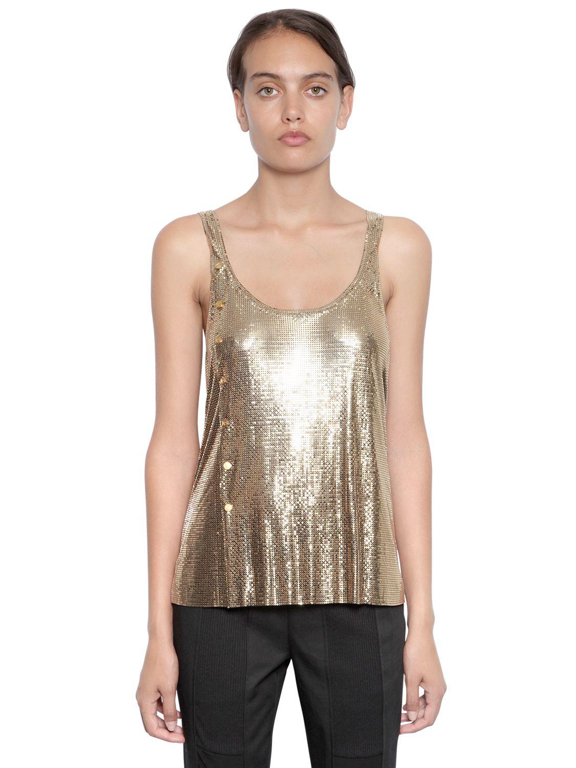 Metal mesh tank top Clearance
