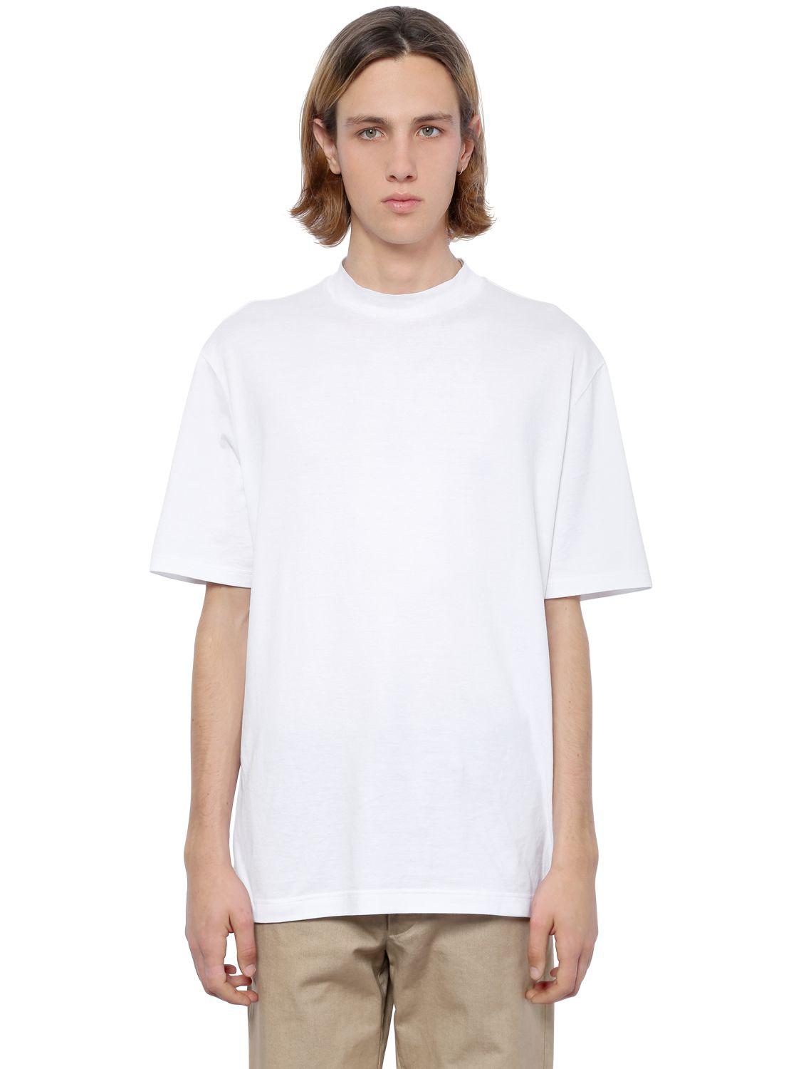 high collar tee