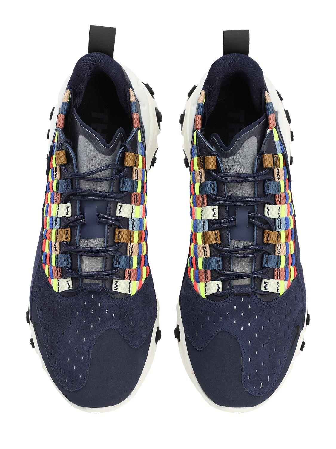 Nike Suede Men's React Sertu Sneaker in Blue for Men - Save 49% - Lyst