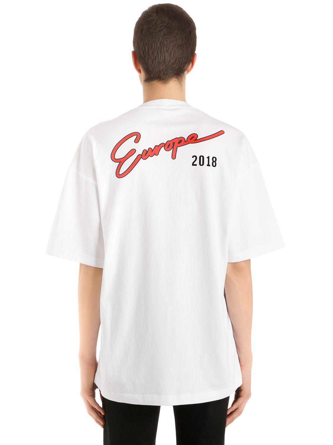 balenciaga europe t shirt