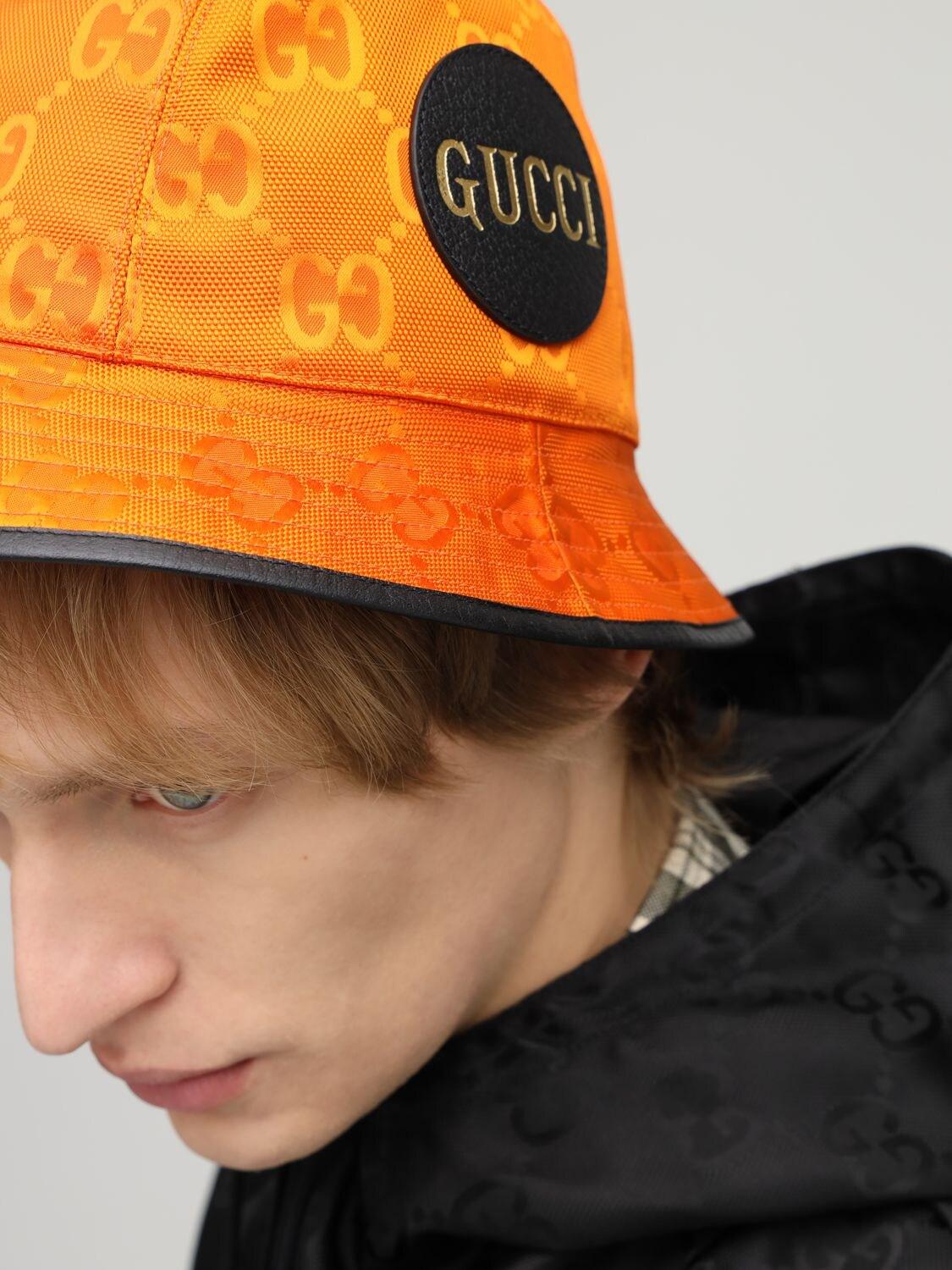 Orange Gucci Bucket Hat Online Deals 