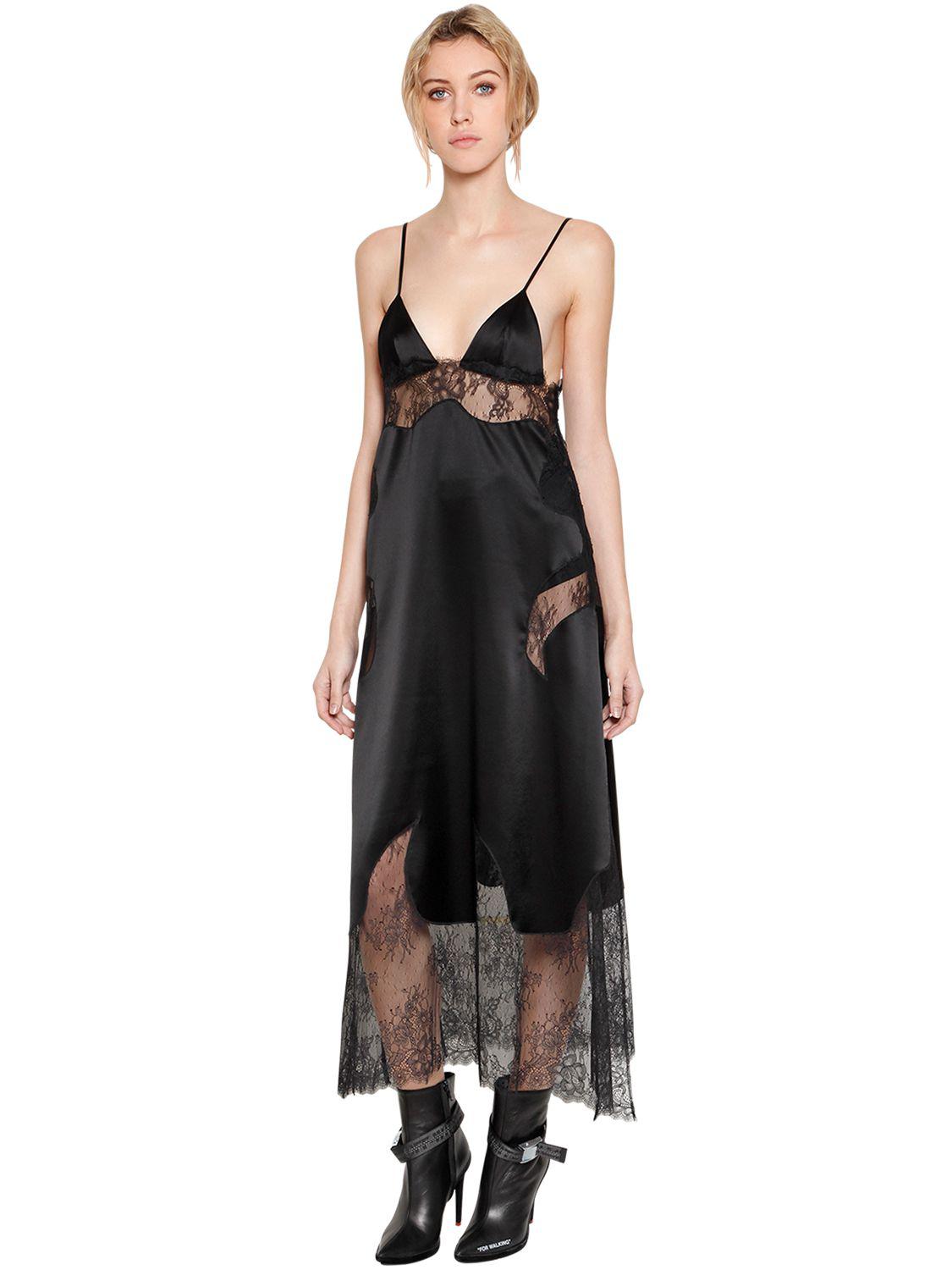 off white lace dress