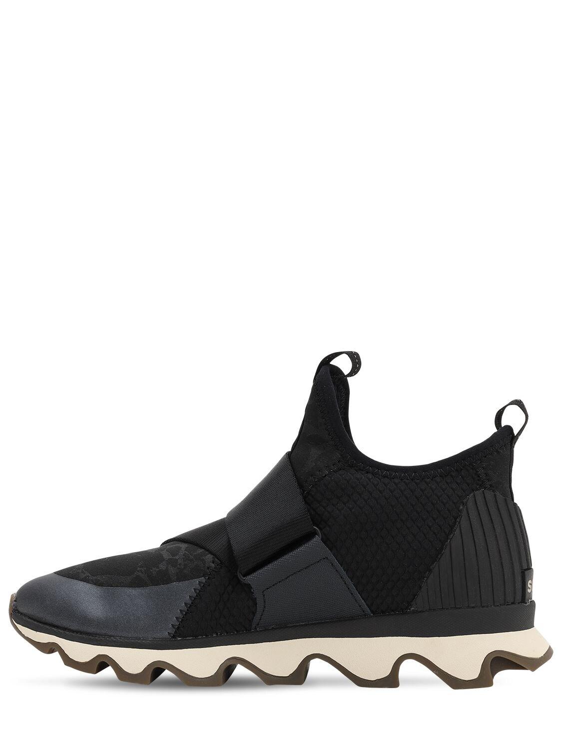 sorel kinetic sneaker black