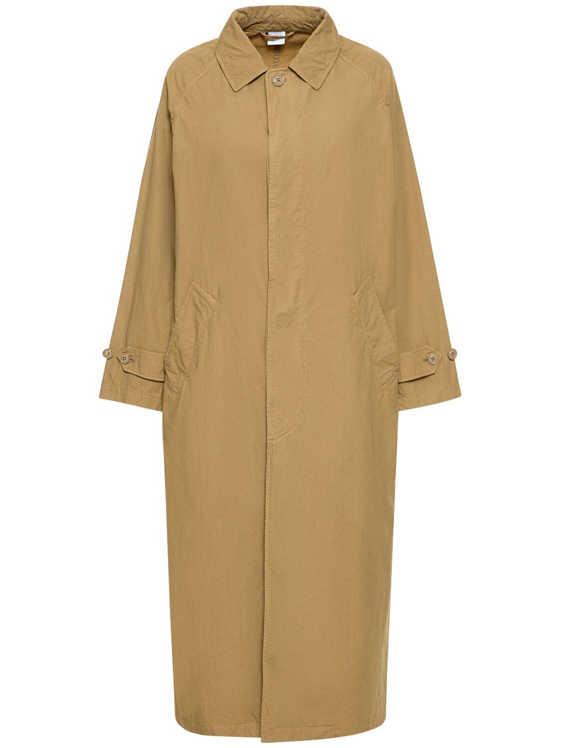 Canvas long coat deals