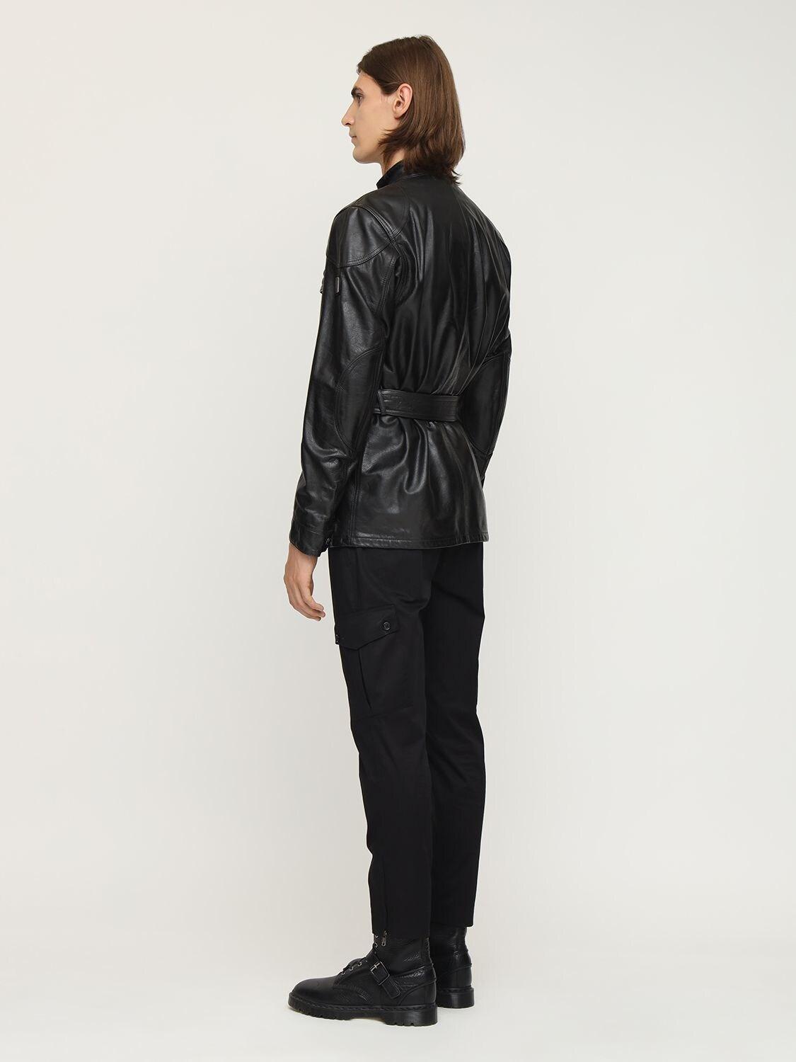 Belstaff Trialmaster Panther 2.0 Leather Jacket in Black for Men | Lyst