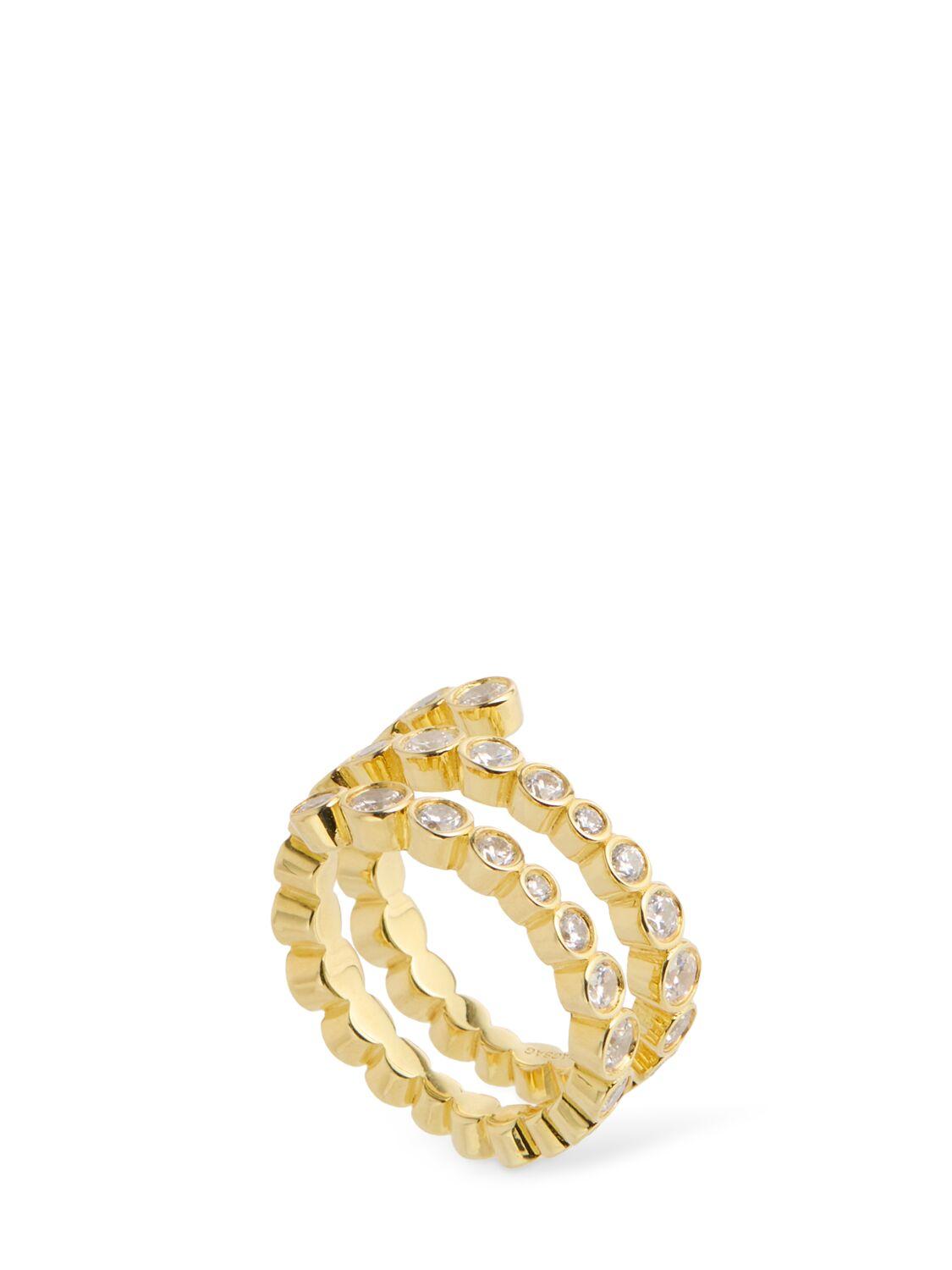 RAGBAG Odette Spiral Thin Ring in Metallic | Lyst UK