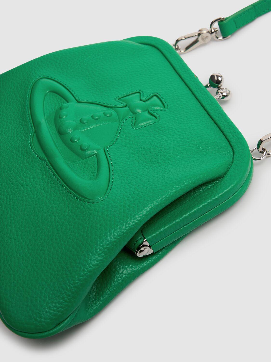 トートバッグ Vivienne Westwood Logo Clutch Green 4402009CL003BO103 Authentic Vivienne Westwood Monkey & Tiger Pouch Clutch Bag