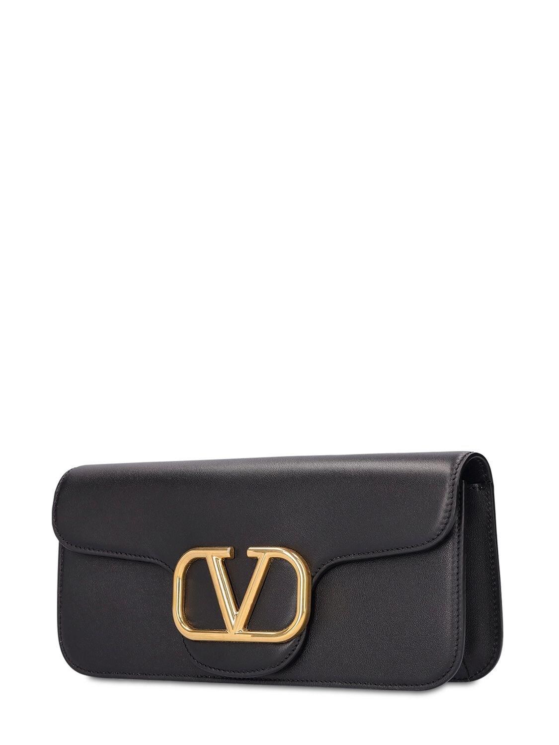 Valentino Garavani Locò Leather Crossbody Bag in Black for Men | Lyst