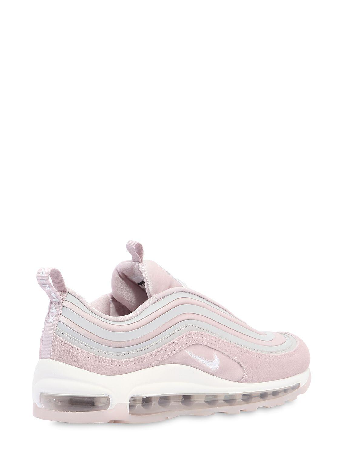 Nike Suede Air Max 97 Ultra Lux Sneakers in Light Pink (Pink) - Lyst