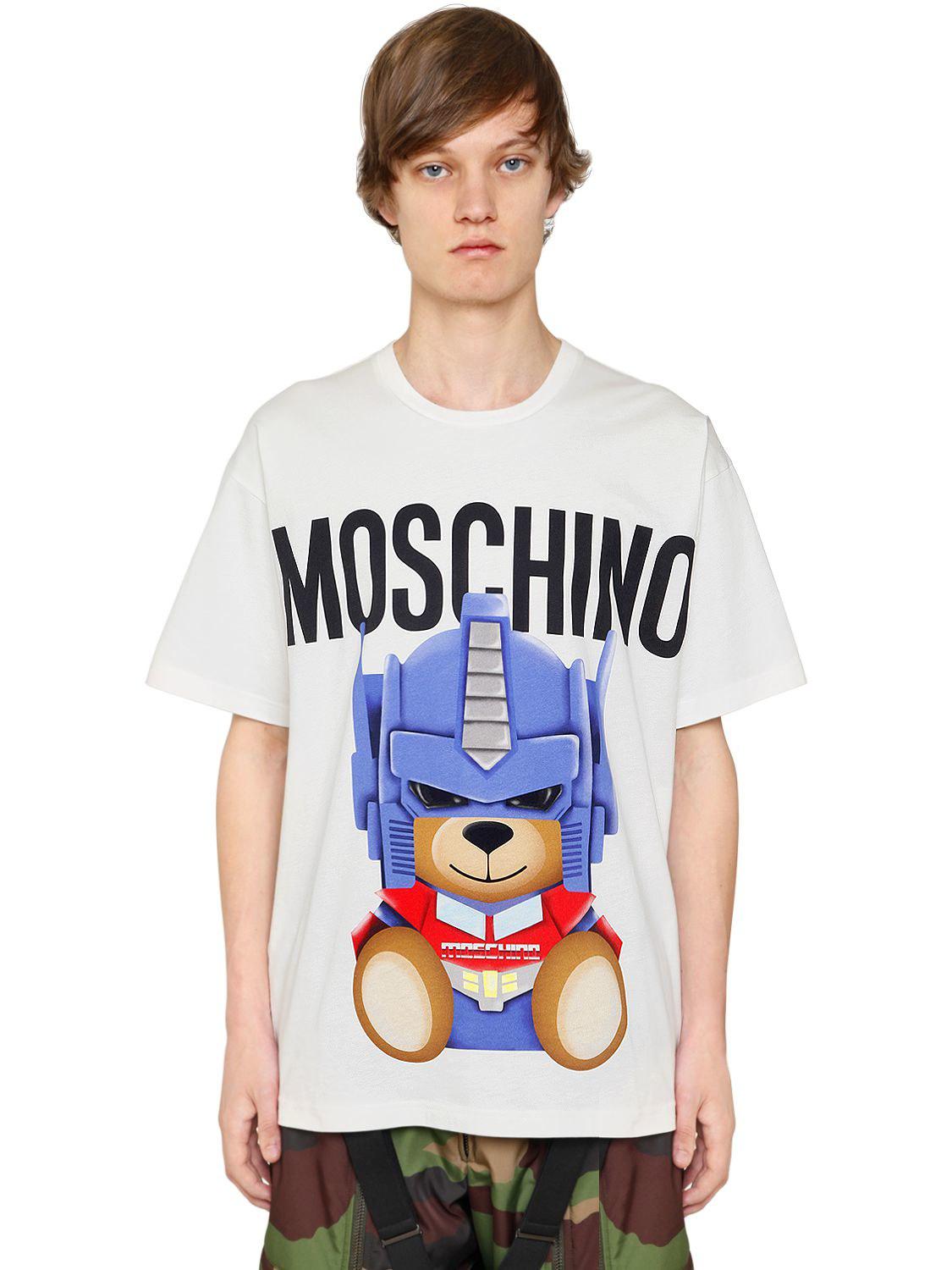 Moschino Transformer Bear Cotton Jersey 